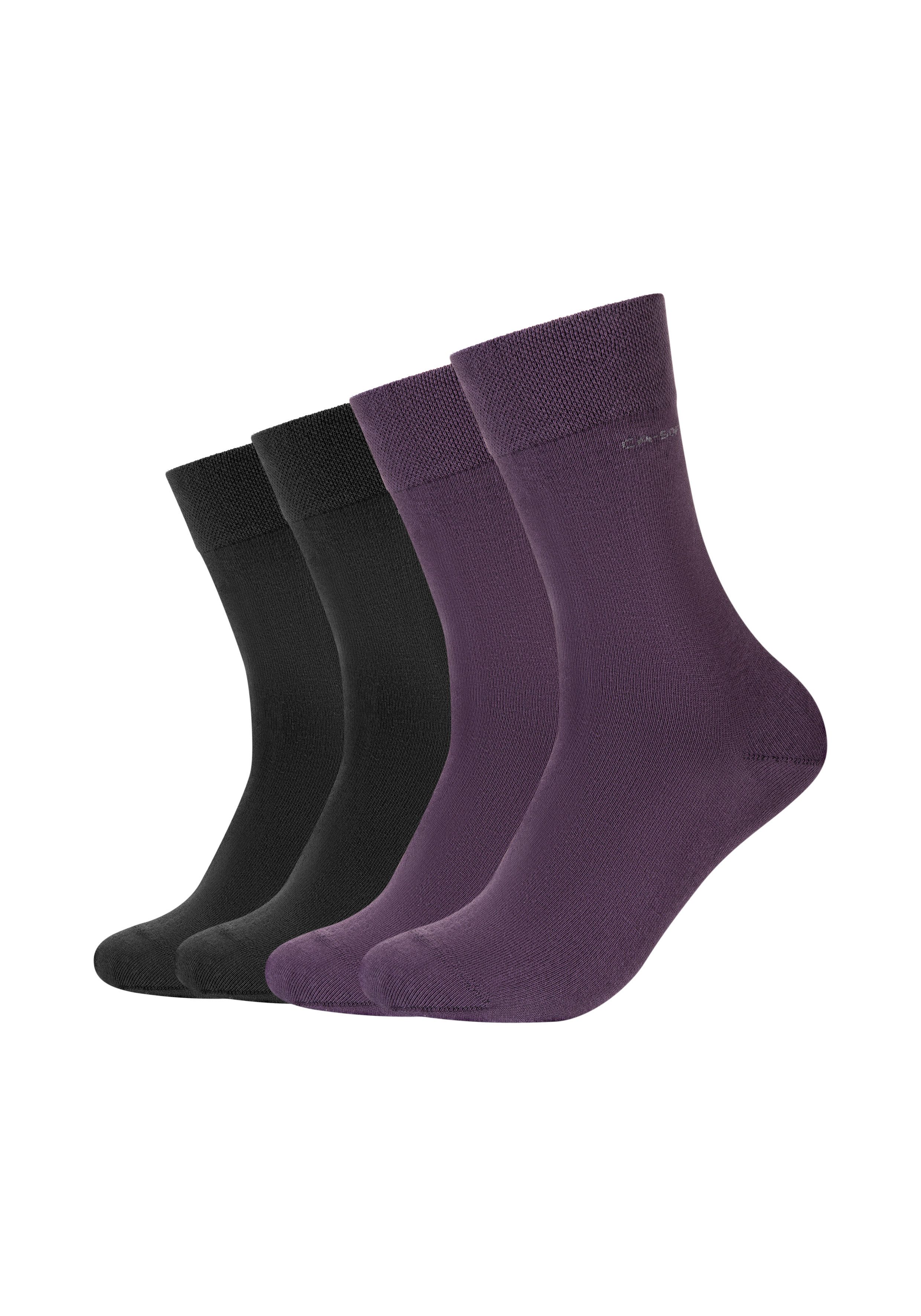 Camano Socken ca-soft (4-Paar) mit verstärktem Fersen- und Zehenbereich günstig online kaufen