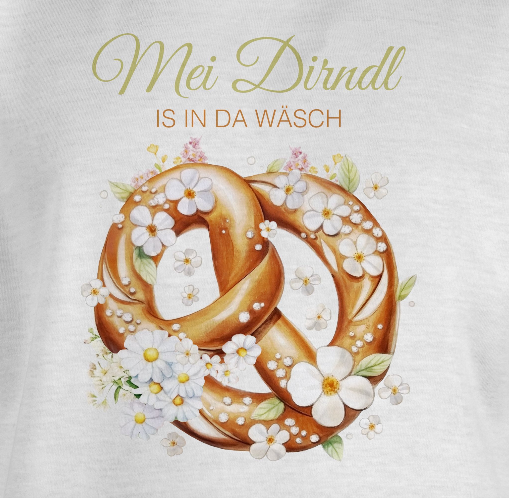 Shirtracer T-Shirt Mei Dirndl is in da Wäsch, Dirndl Ersatz, Volksfest, Festwiese, Mode für Oktoberfest Kinder Outfit