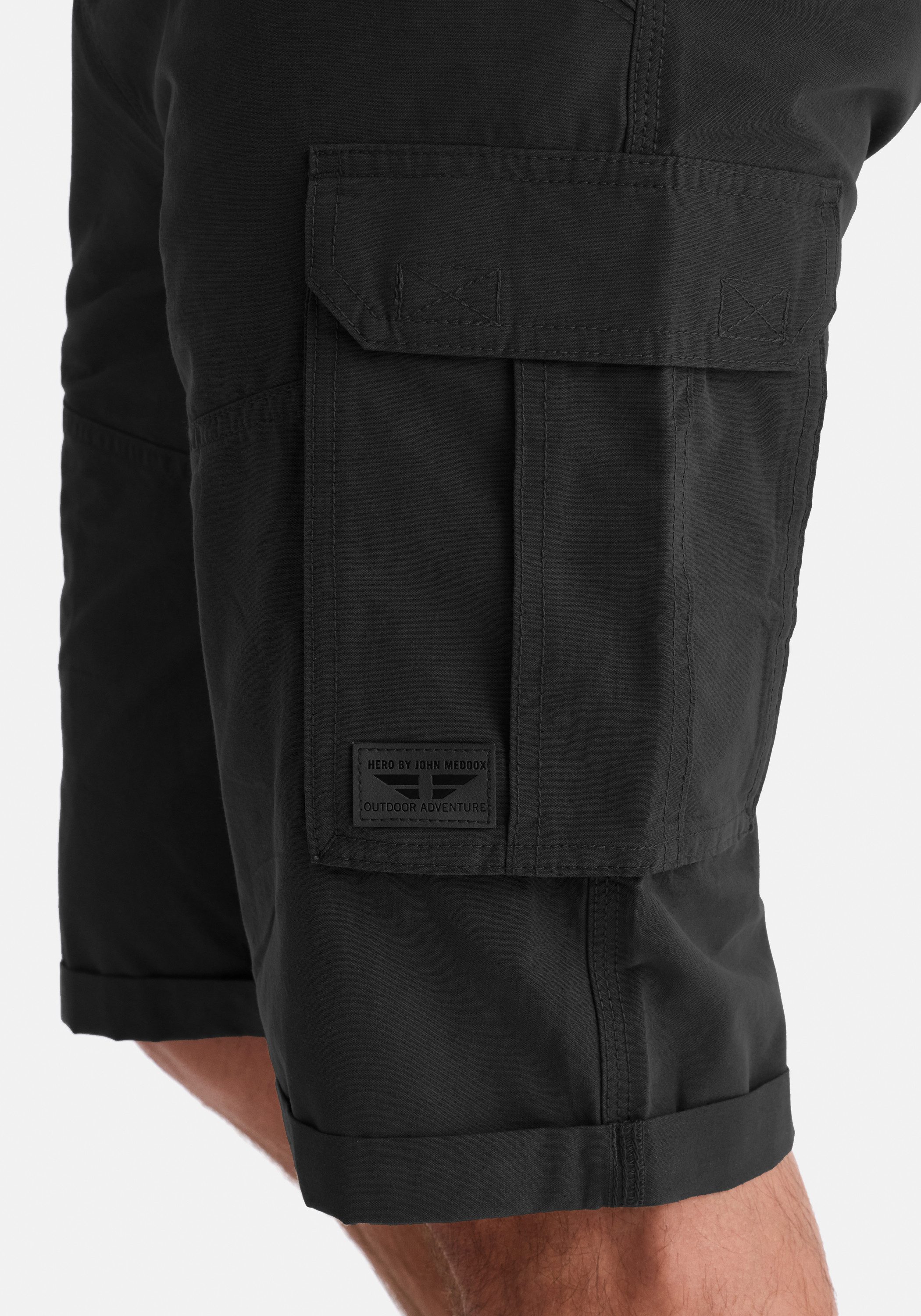 HERO by John Medoox Bermudas HAMILTON Cargo Longbermuda Bermuda Casual Funktionsqualität für Herren