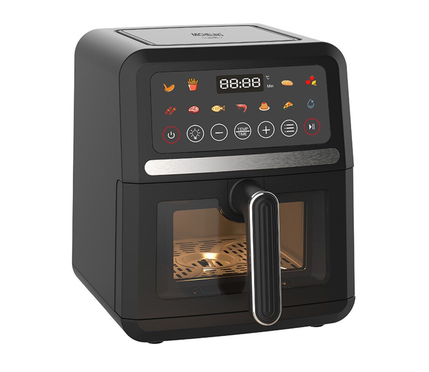 Michelino Heißluftfritteuse, 1500 W, mit Timer & Temperaturregelung, 5 L