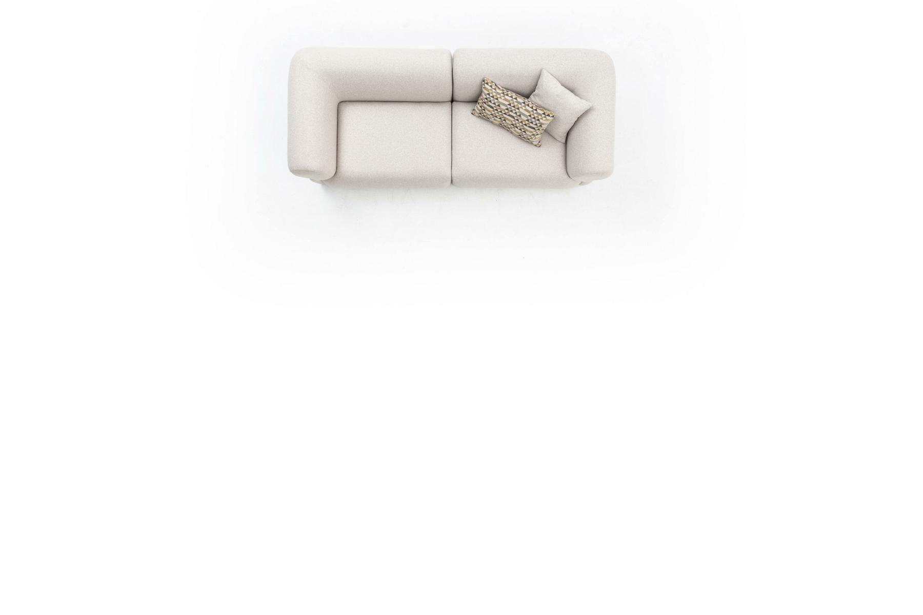 Modern Couch, Möbel Sofa Sitzer Design JVmoebel Europe Dreisitzer 3 3-Sitzer in Polster Made Beige