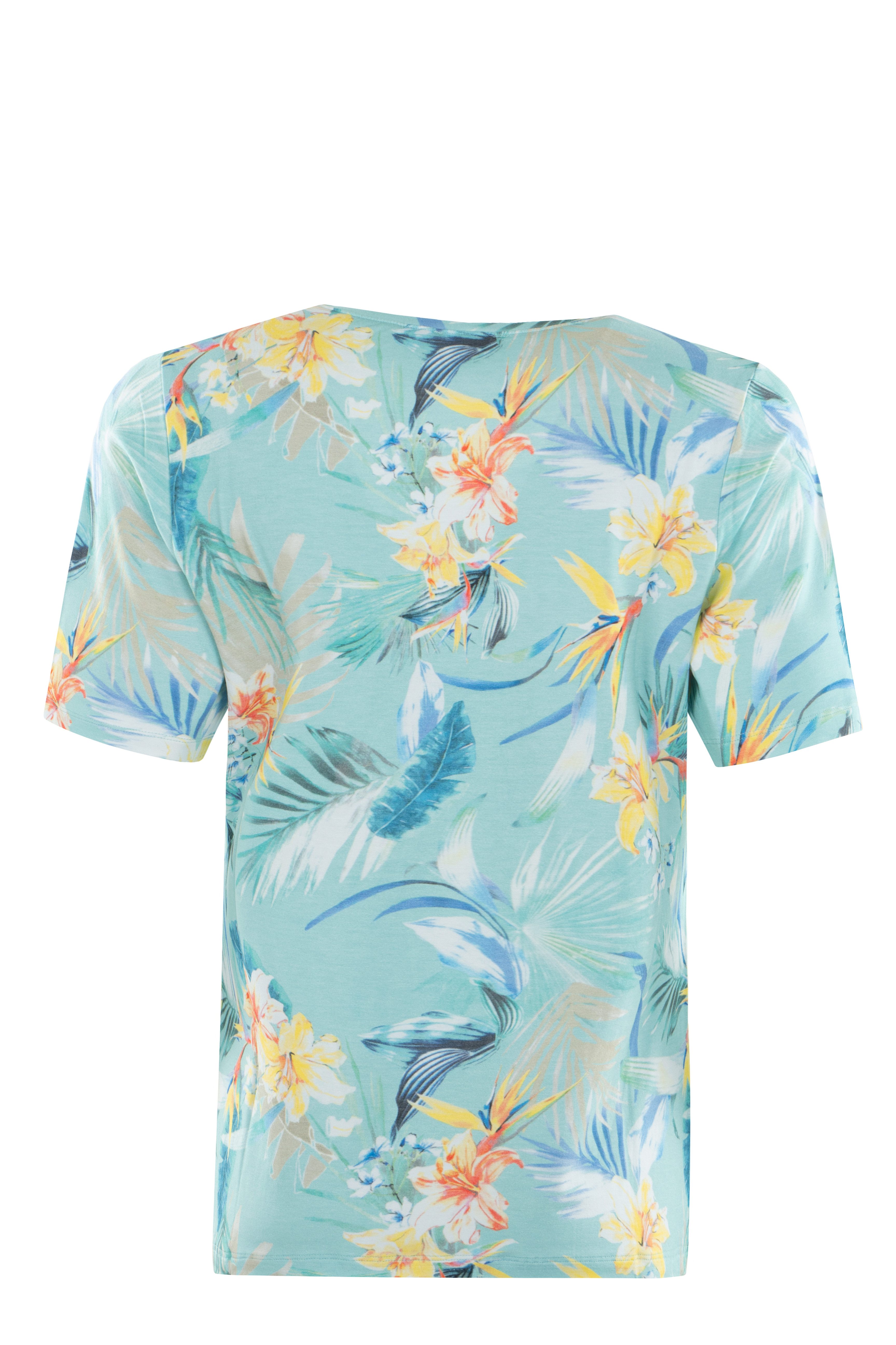 Hajo Blusenshirt Damen Shirt Tropic-Print günstig online kaufen