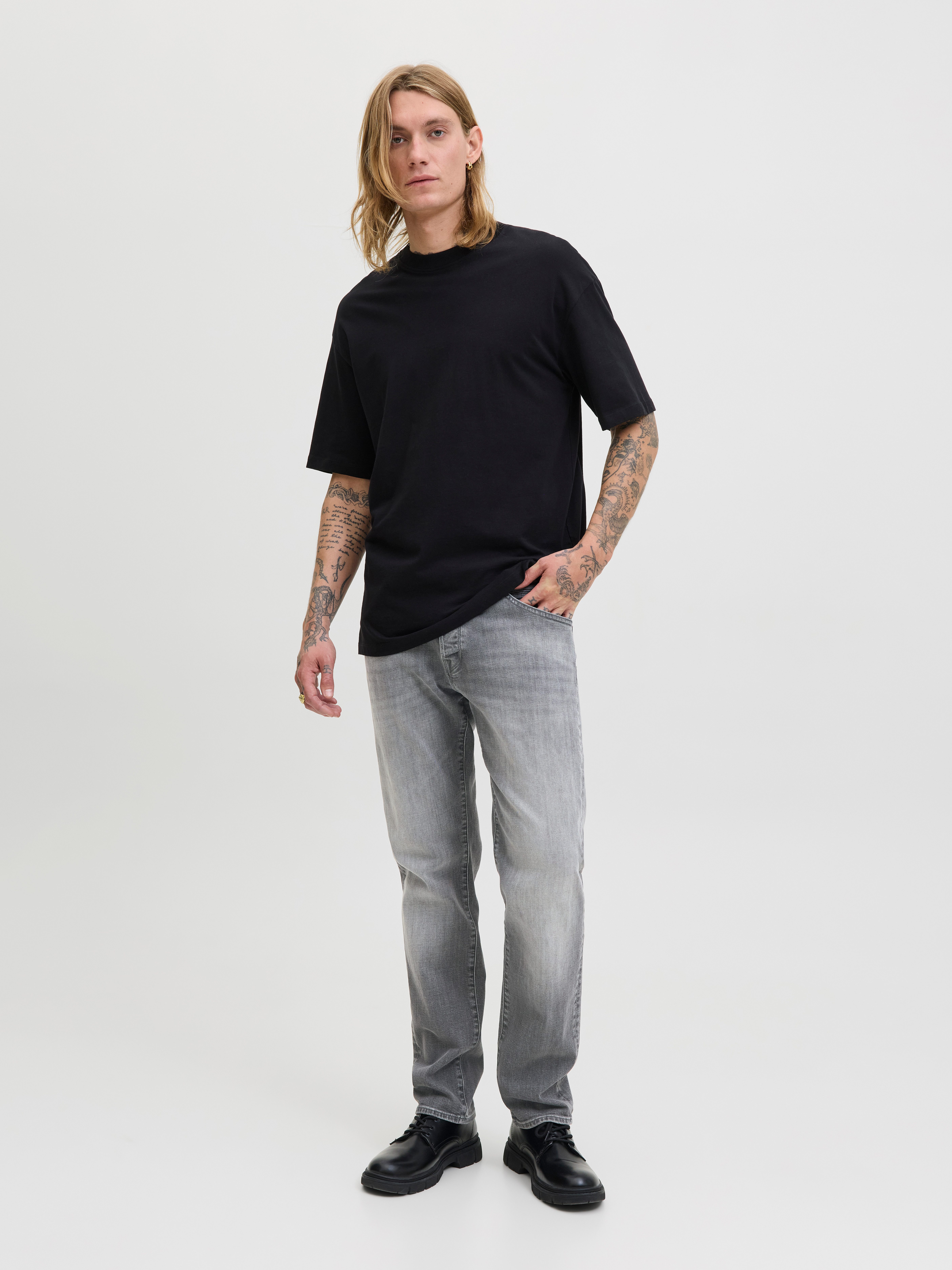 Jack & Jones Comfort-fit-Jeans JJIMIKE JJFOX CB 08 – Bild 5 von 5