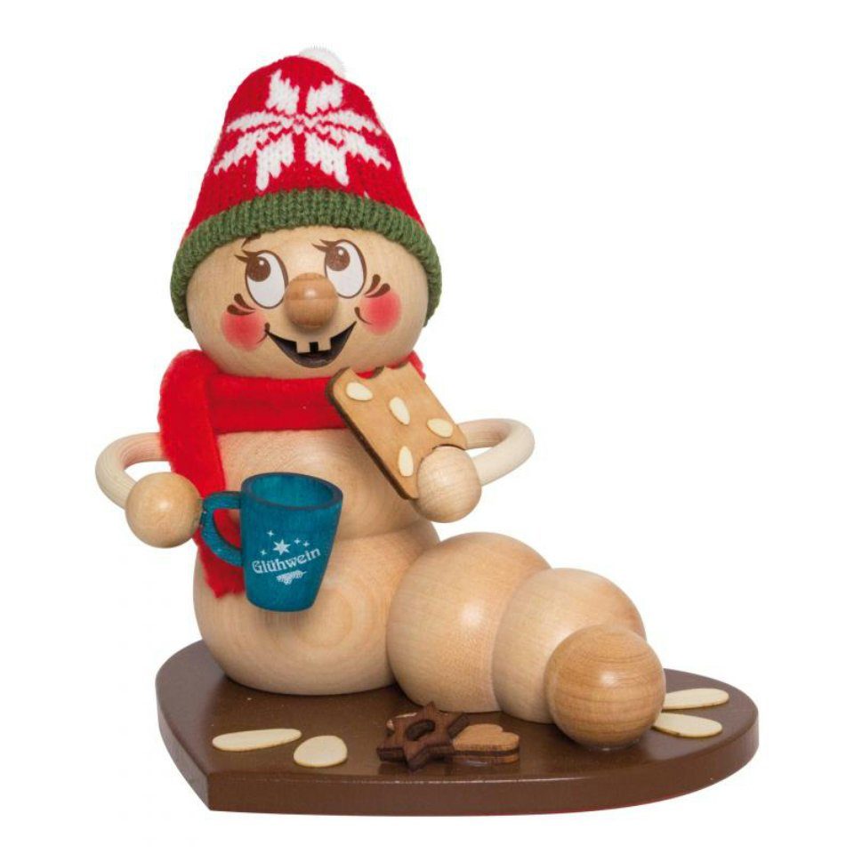Kuhnert Weihnachtsfigur Kuhnert Weihnachtsmarkt Rudi (1 St), Handarbeit aus dem Erzgebirge