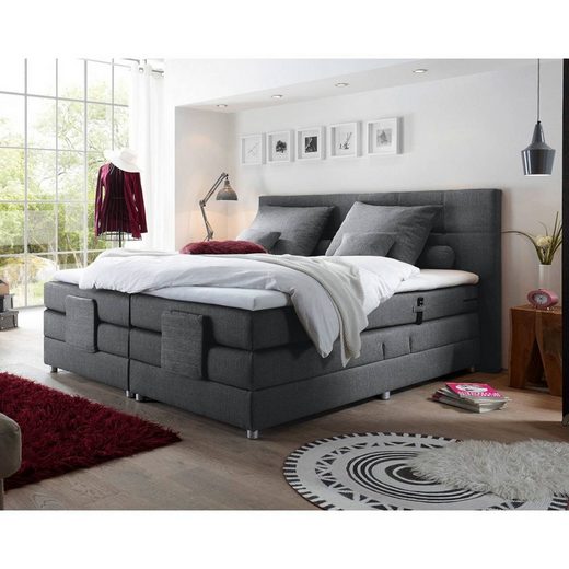 Lomadox Boxspringbett »LOMADOX Boxspringbetten«, 180x200 cm Manaus09 in der modernen Farbe