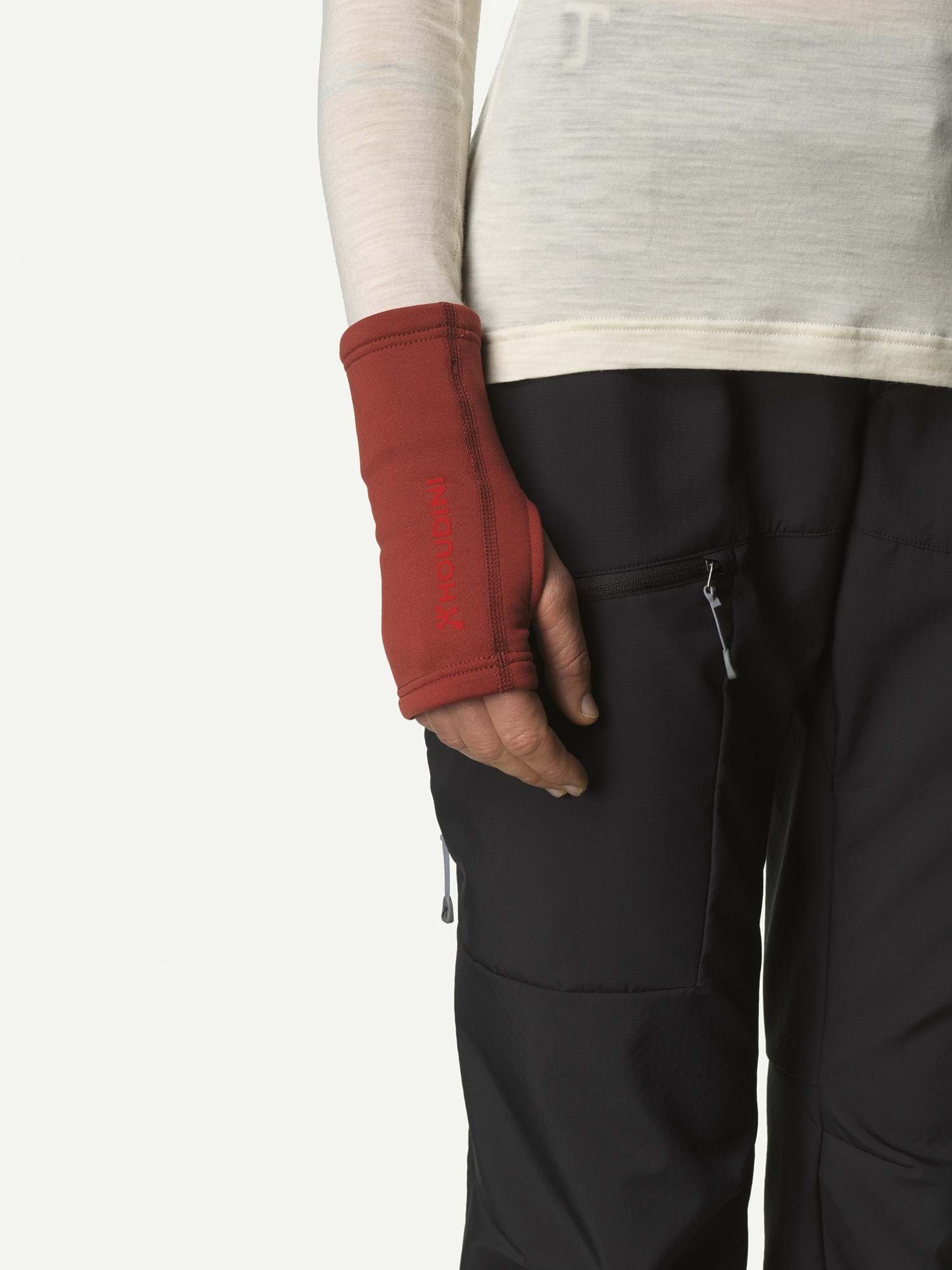 Fleecehandschuhe Houdini Red Deep Wrist Power Gaiters