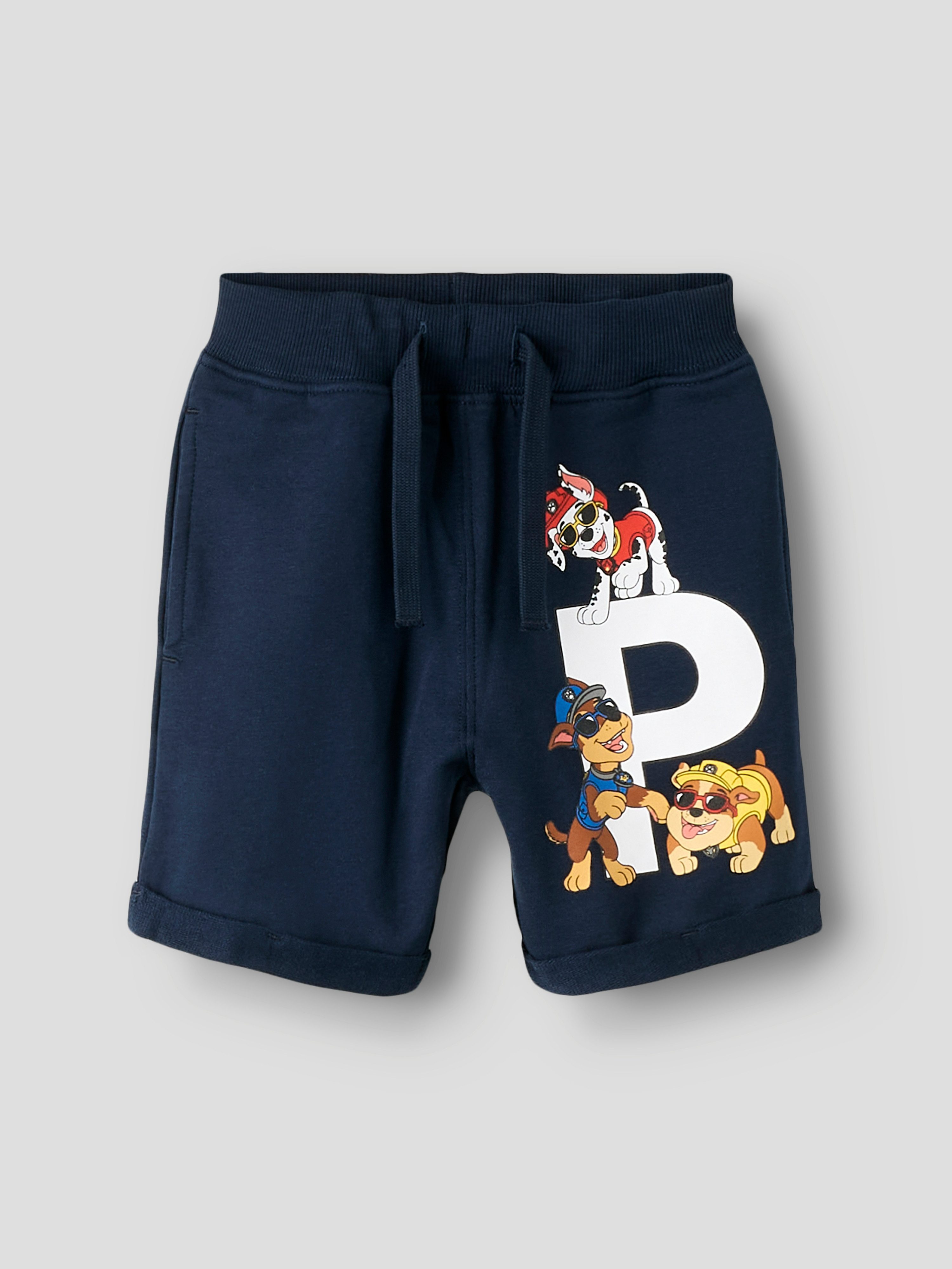 Name It Sweatshorts NMMMIR PAW NREG LONG SW SHORT UNB CPLG Baumwollmischung, regular fit