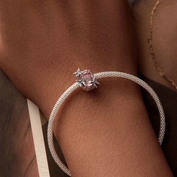 LENBEST Bead Bead Silber Rosa Schmetterling diy Armband Perlen (1-tlg) (1-tlg)