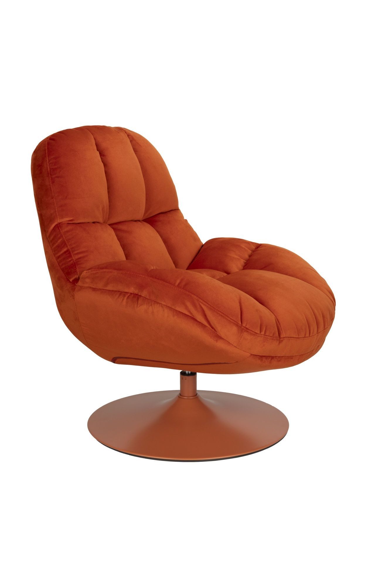 Vintagehaus Loungesessel Retro Drehsessel Beefy