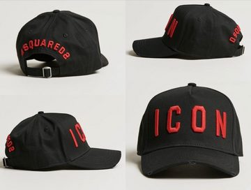 Dsquared2 Baseball Cap Dsquared2 Icon Baseballcap Cap Kappe Basebalkappe Cult Hat Hut Black R