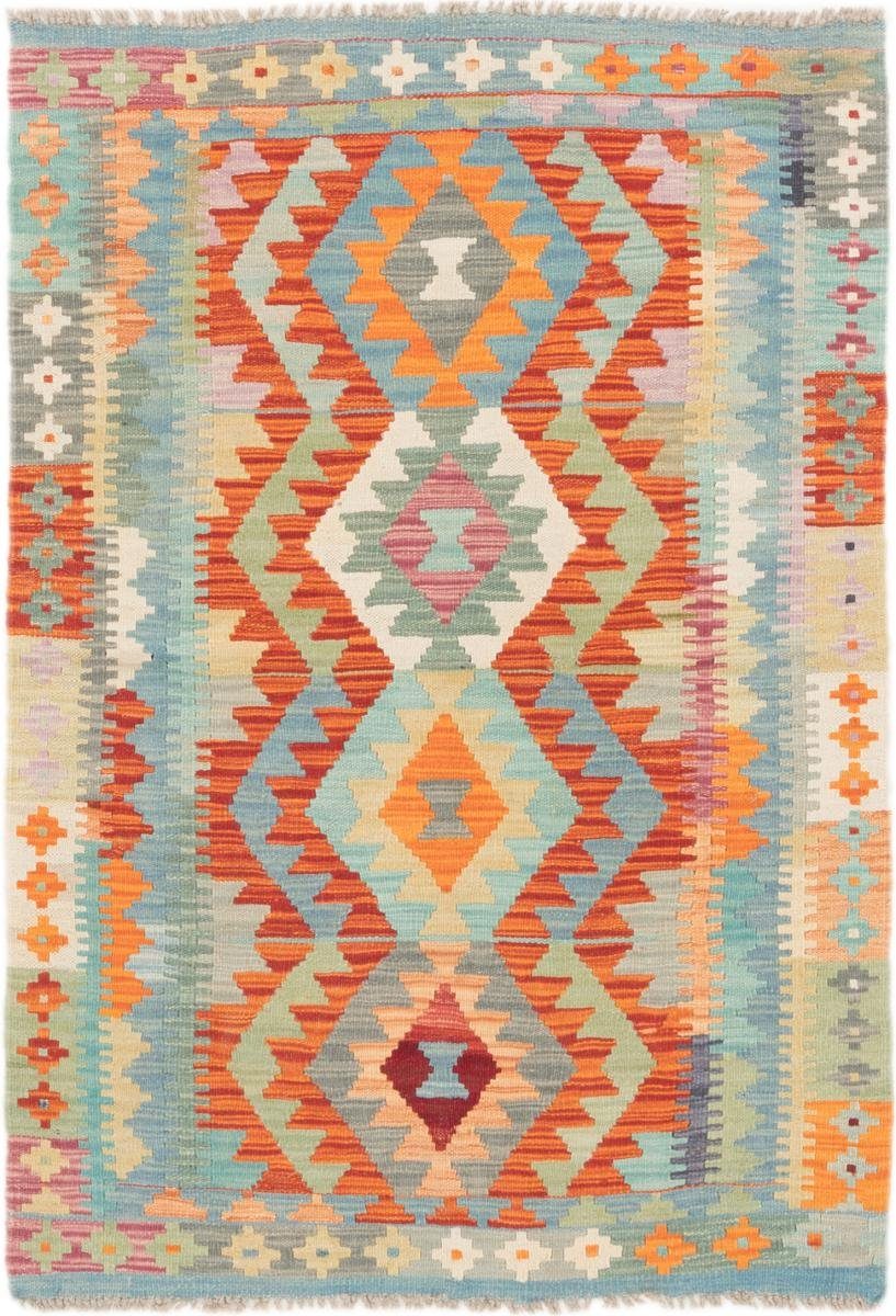 Orientteppich Kelim Afghan 87x128 Handgewebter Orientteppich, Trading, 3 Höhe: rechteckig, mm Nain