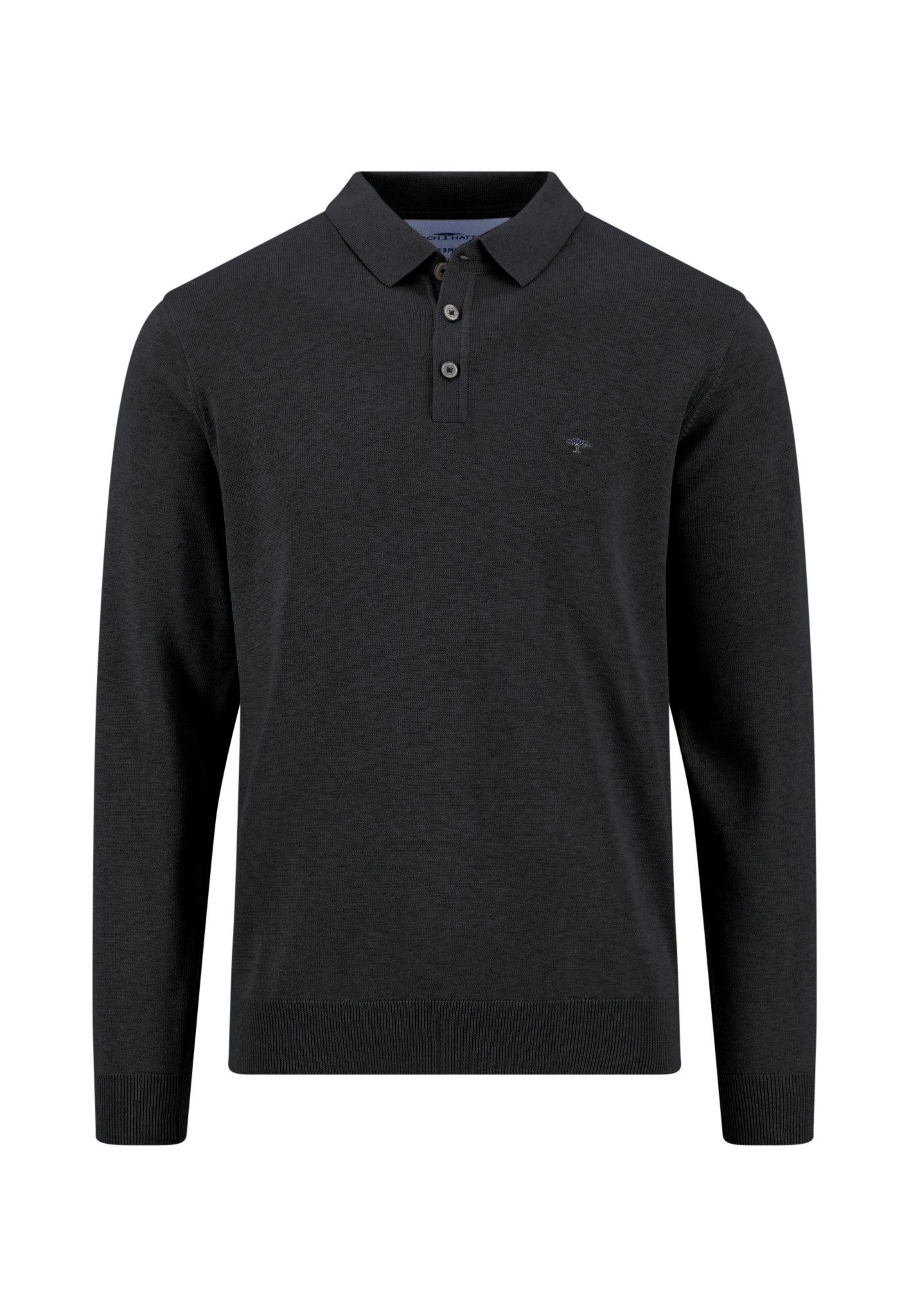 FYNCH-HATTON Langarm-Poloshirt Polo Longsleeve Superfine - Klassisches Langarm-Poloshirt