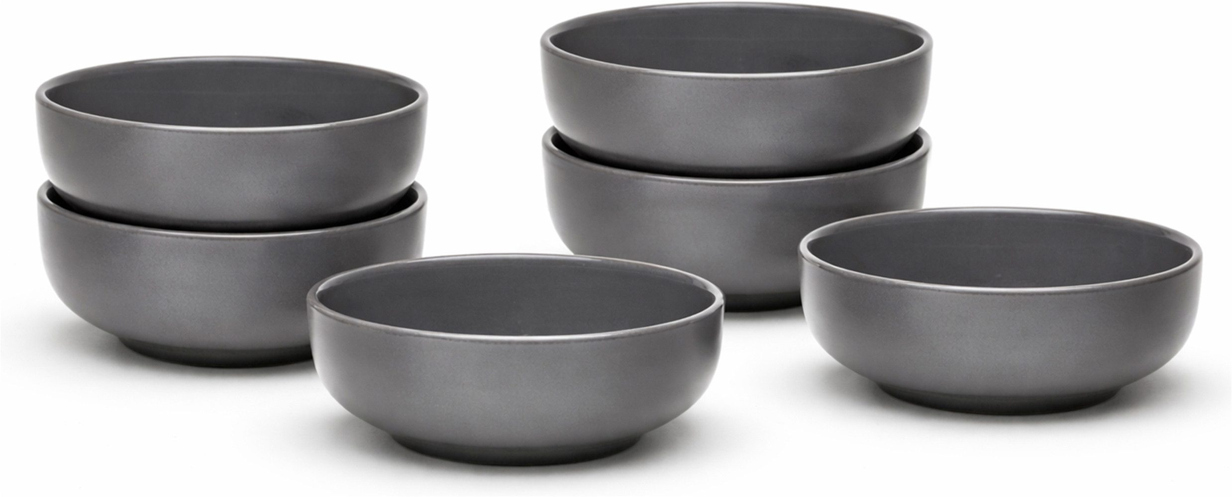 van Well Müslischale Malmö, Schale 15 cm, 6 Stück, Steingut, (Set, 6-tlg), spülmaschinen- und mikrowellengeeignet