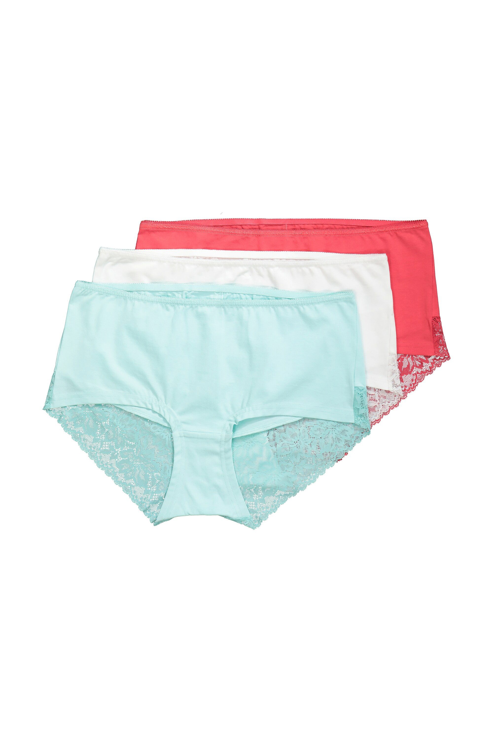 Ulla Popken Hipster Hipster 3er-Pack Spitze