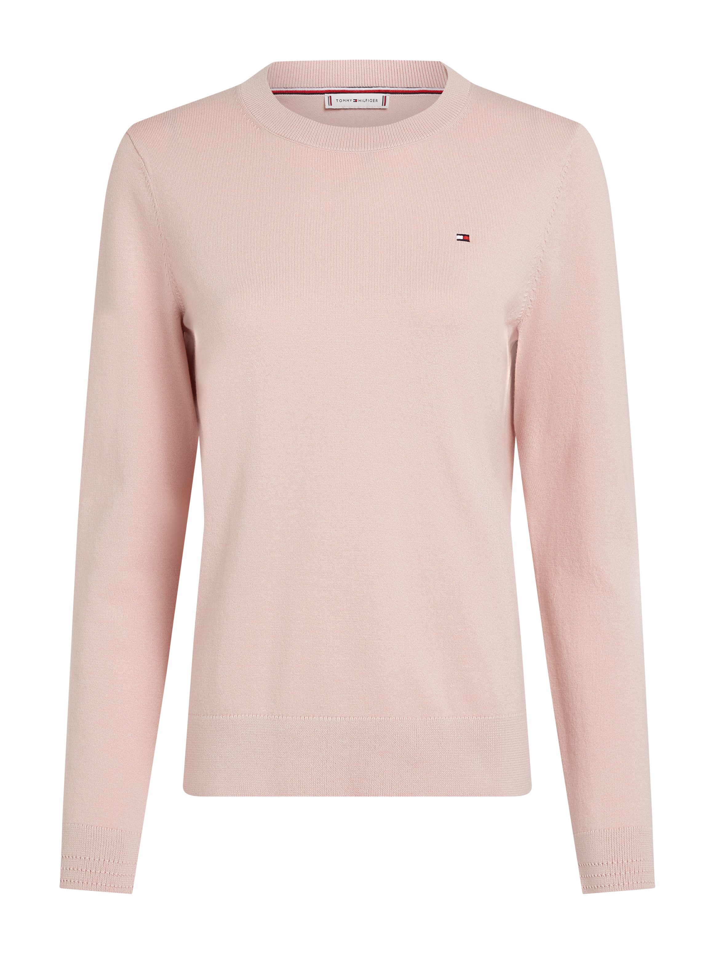 Tommy Hilfiger Rundhalspullover CO JERSEY STITCH günstig online kaufen