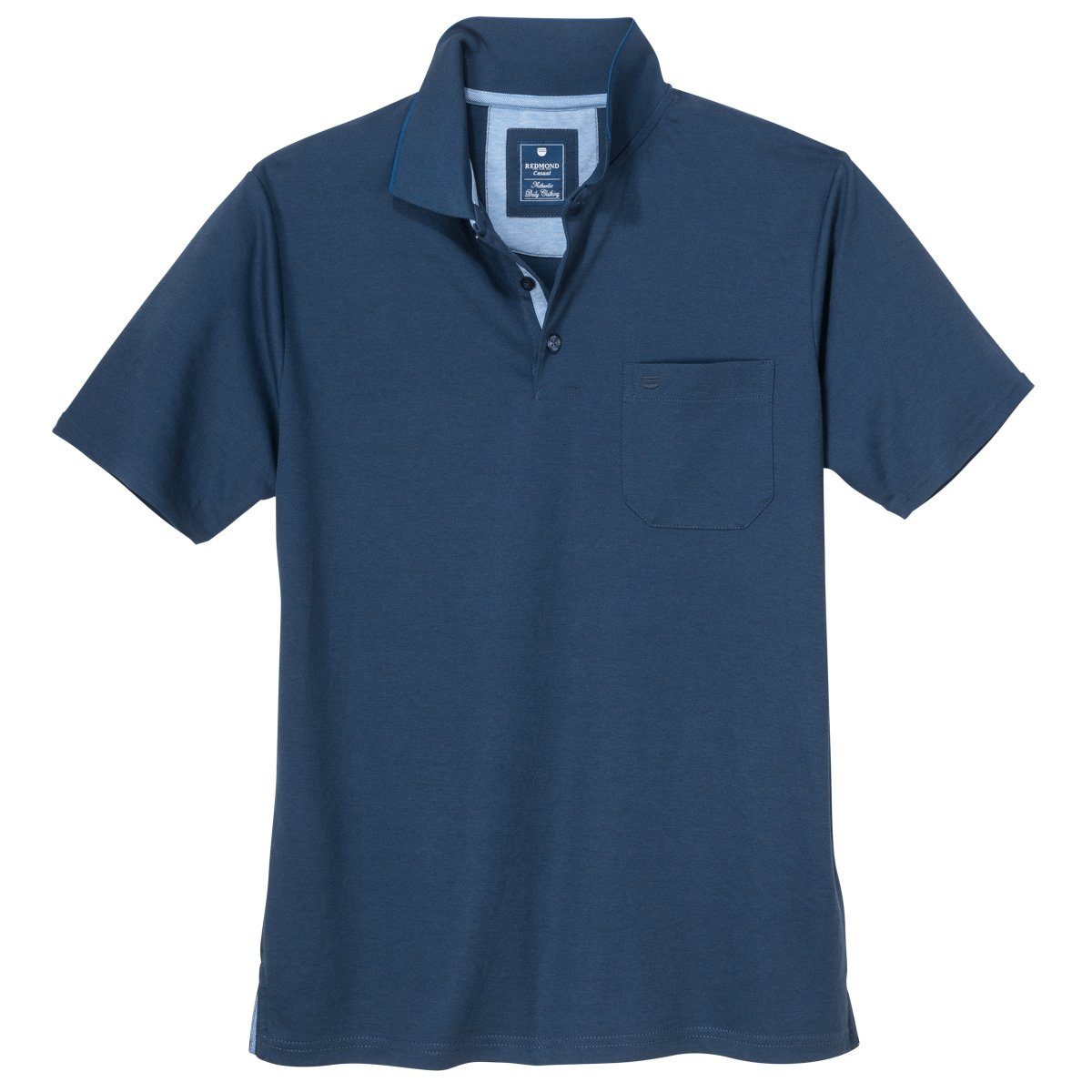 Redmond Poloshirt Übergrößen Poloshirt navy "Wash & Wear" Redmond