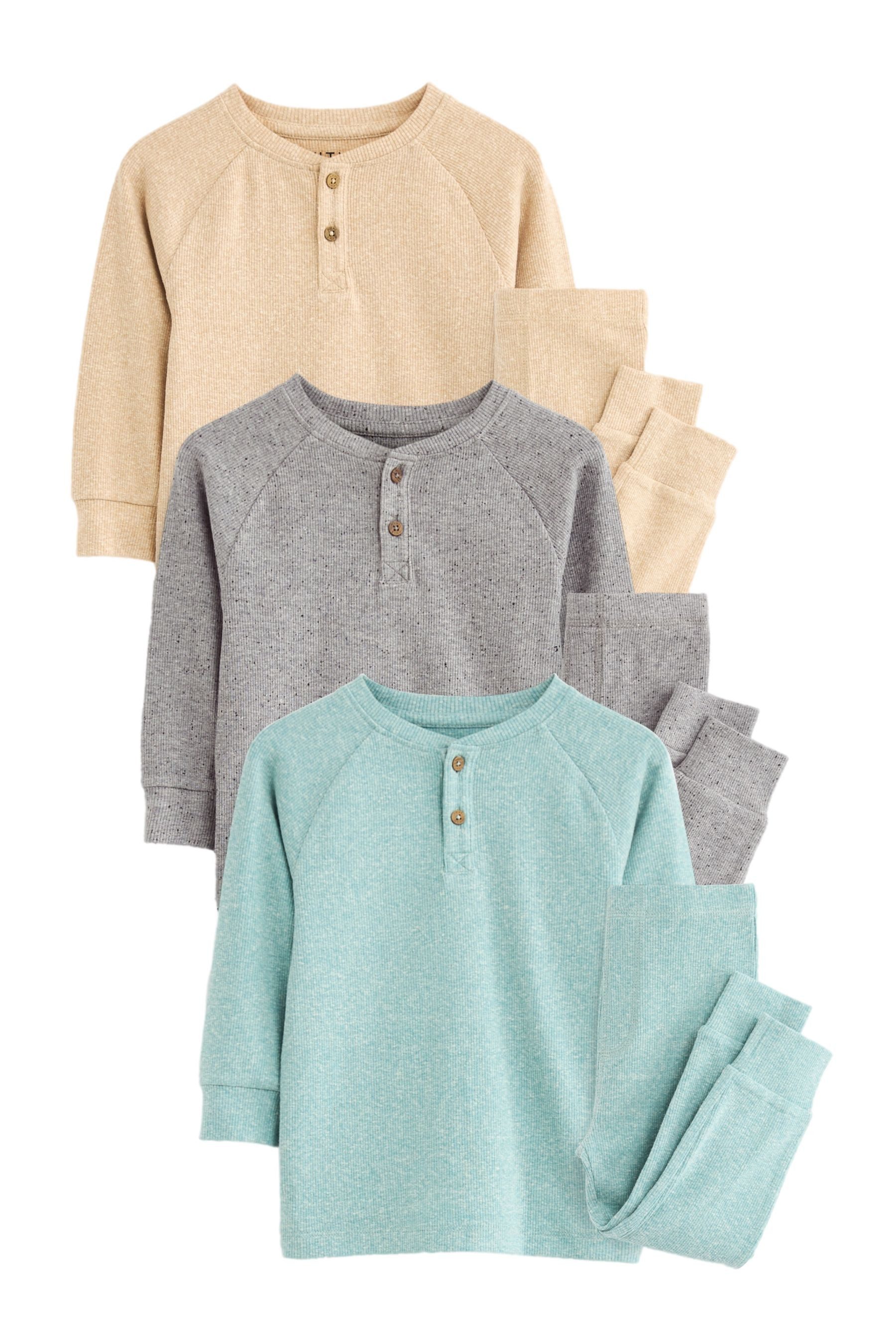 Pyjama 3er-Pack Snuggle Schlafanzüge