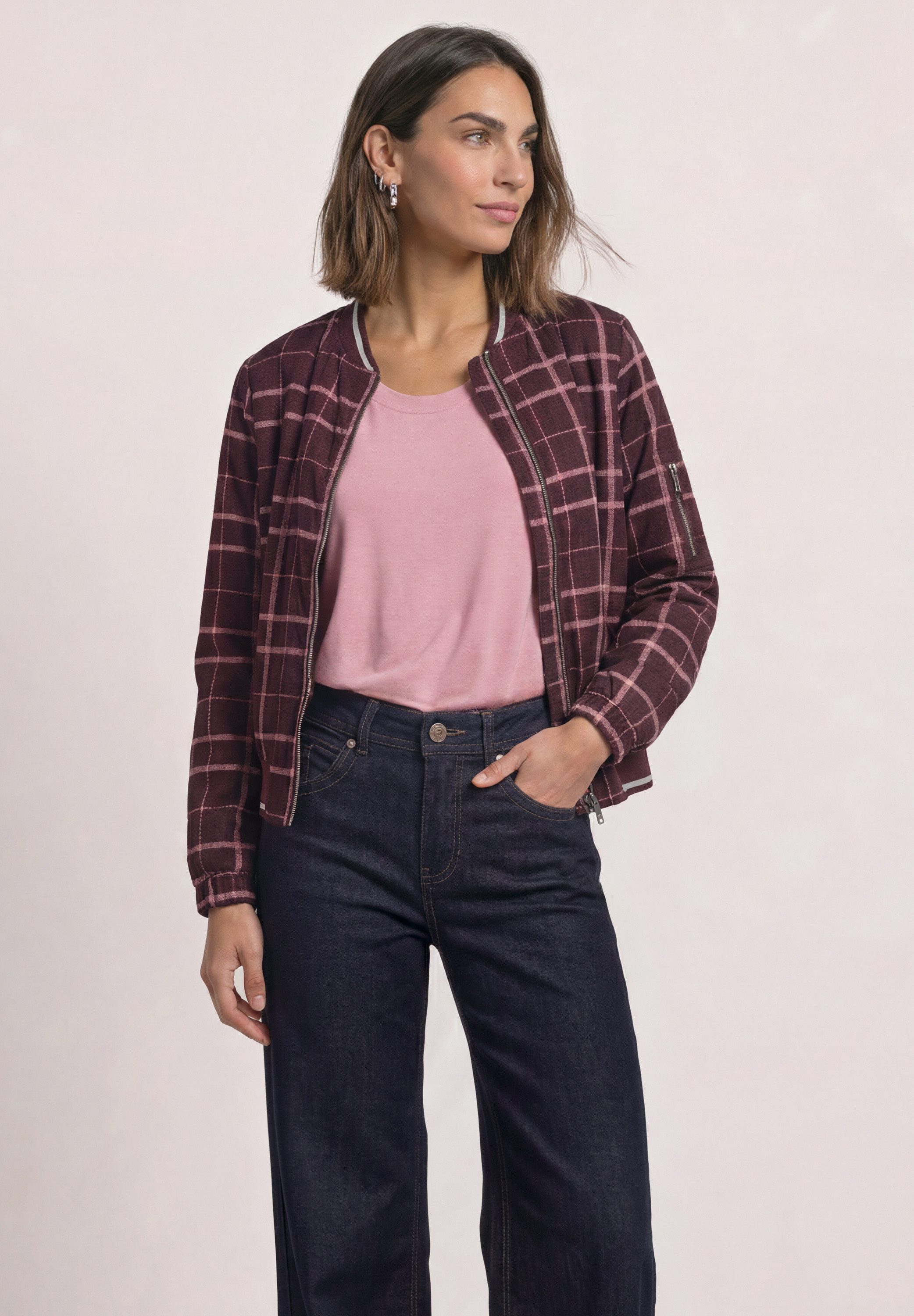 STREET ONE Blouson mit Elastiksaum