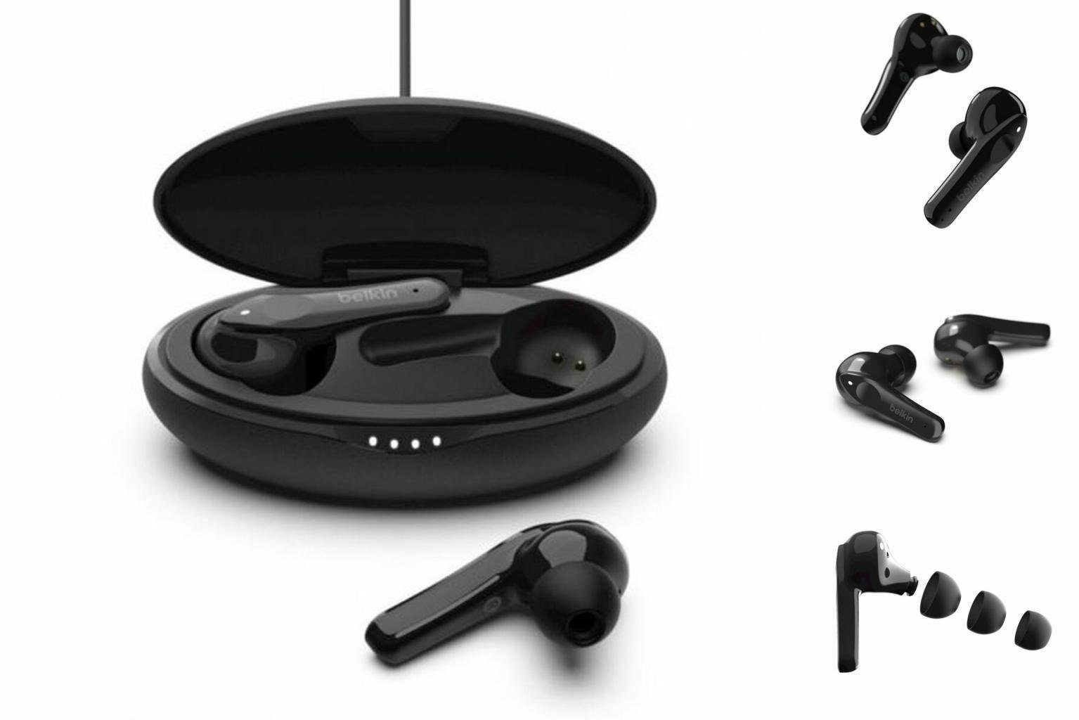 Belkin Bluetooth Kopfhörer mit Mikrofon Belkin Kopfhörer SoundForm Schwarz Move