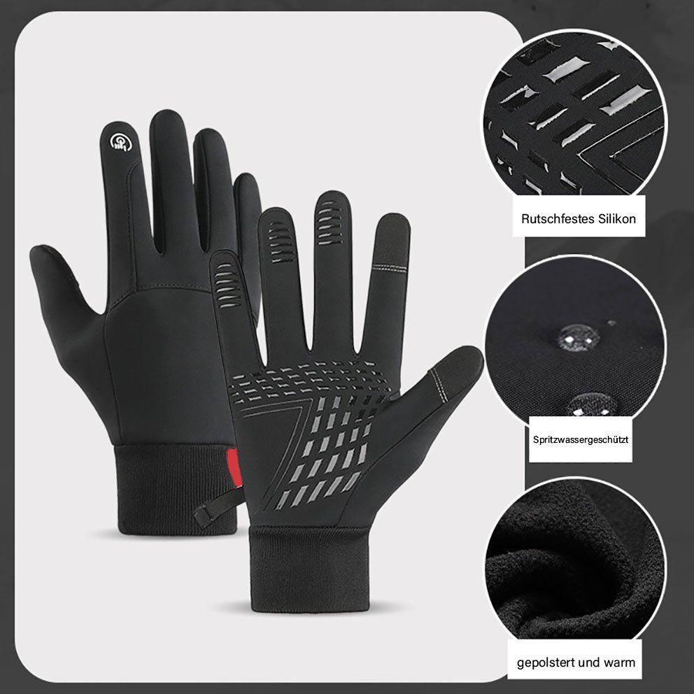 Handschuhe für SRRINM und Herbst Wintersport Fäustlinge Warme