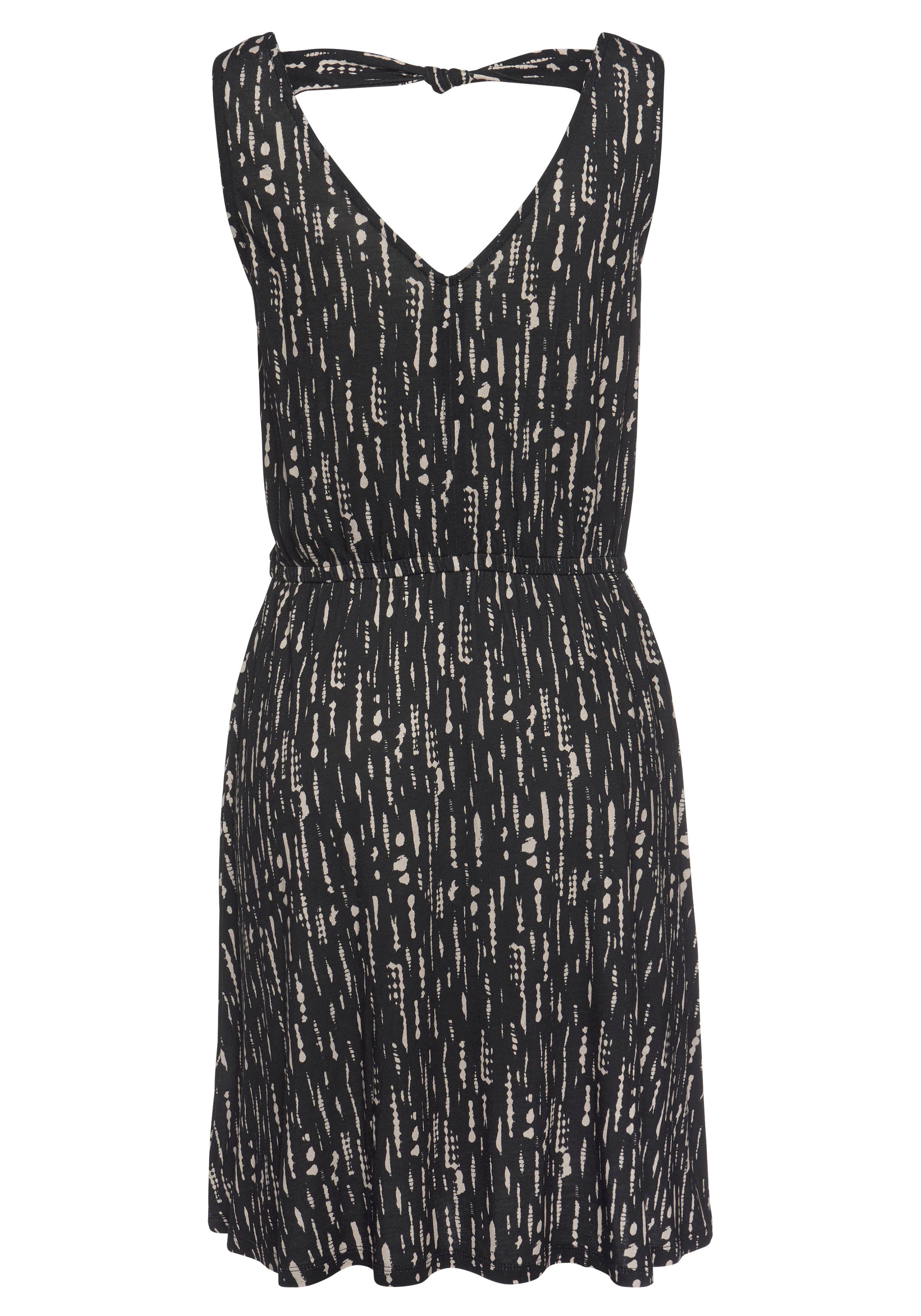 s.Oliver Druckkleid mit Zierband hinten, kurzes günstig online kaufen