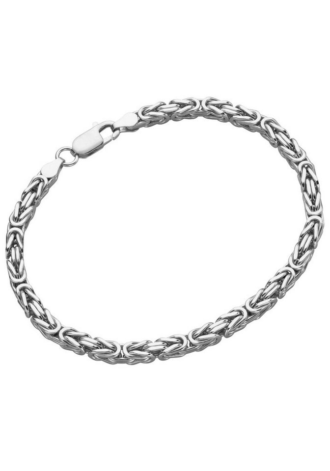 Firetti Armband Schmuck Geschenk Silber 925 Armschmuck Armband Königskette,  zu Hoodie, Shirt, Jeans, Sneaker! Anlass Geburtstag Weihnachten,  Echtschmuck Echtsilber Silberschmuck Silber 925 - rhodiniert