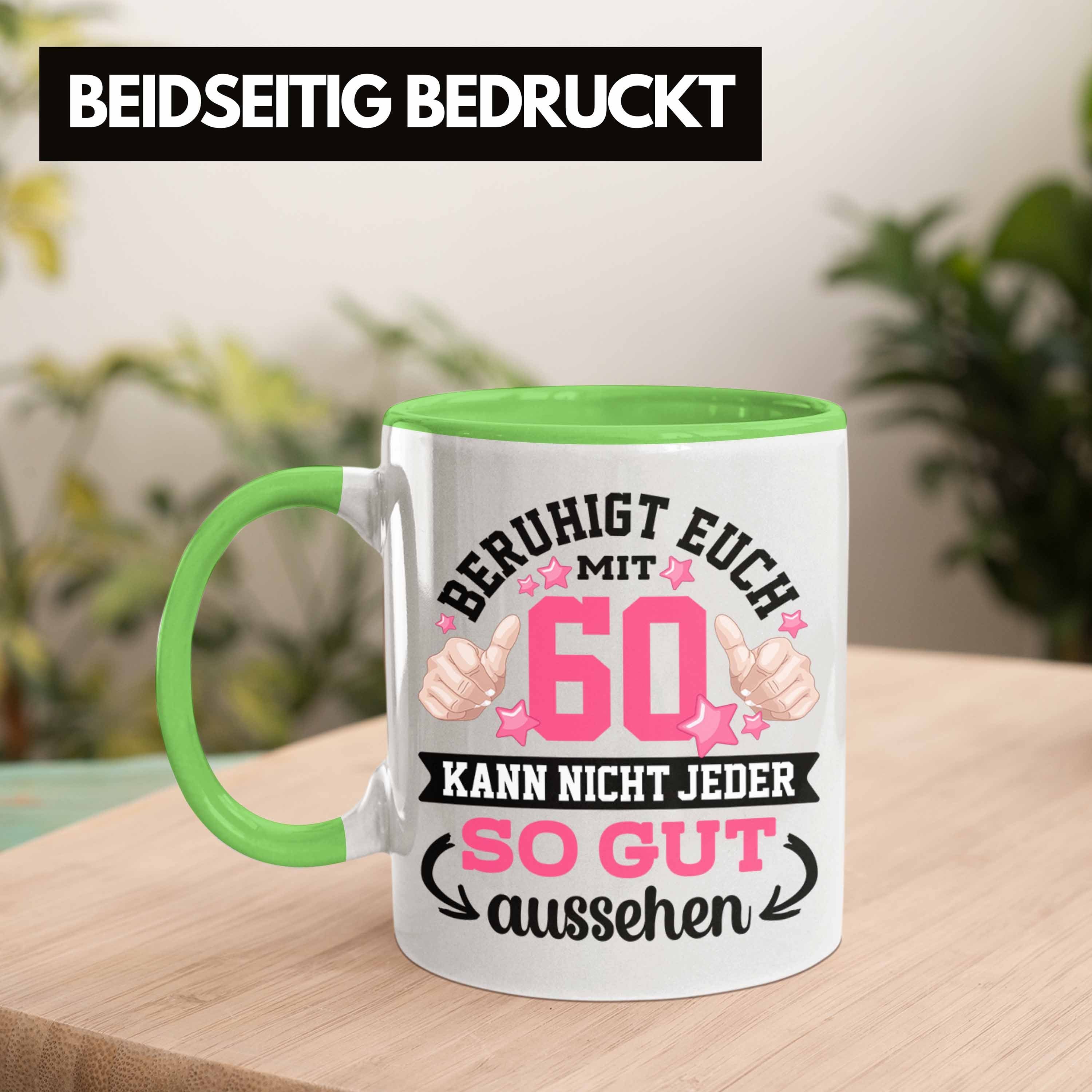 - Geburtstag Geschenkidee 60er Witzig Spruch Spruch Trendation Frauen Geschenk Mama Tasse Tasse Grün Mutter Trendation 60. Geburtstag Perfektion Lustiger