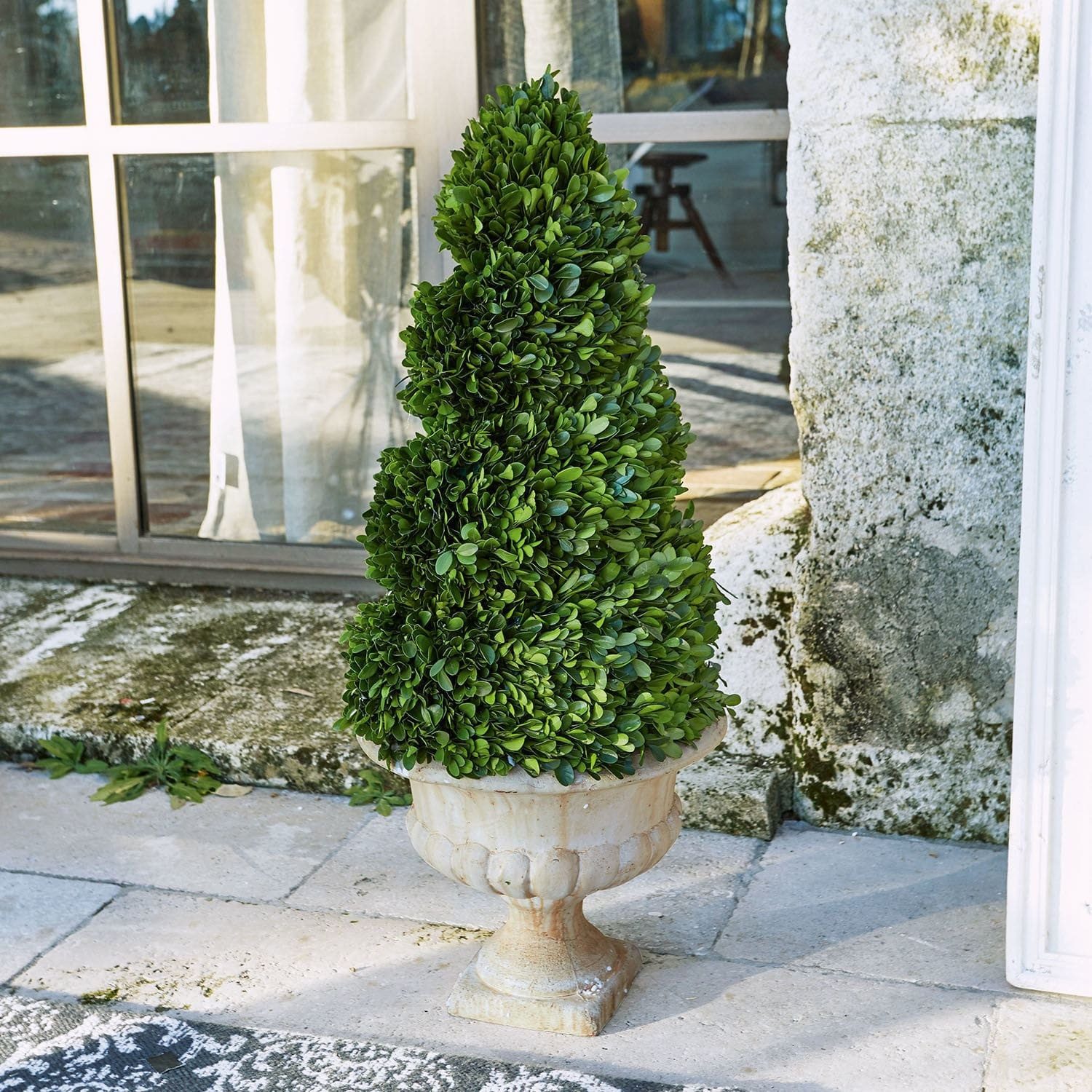 Kunstblume Deko-Baum Humbria grün/creme, Mirabeau, Höhe 75.0 cm günstig online kaufen