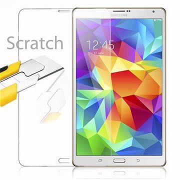 Cadorabo Schutzfolie Samsung Galaxy Tab S (8.4 Zoll), (1-St), Schutzglas Panzer Folie (Tempered) Display-Schutzfolie mit 3D Touch