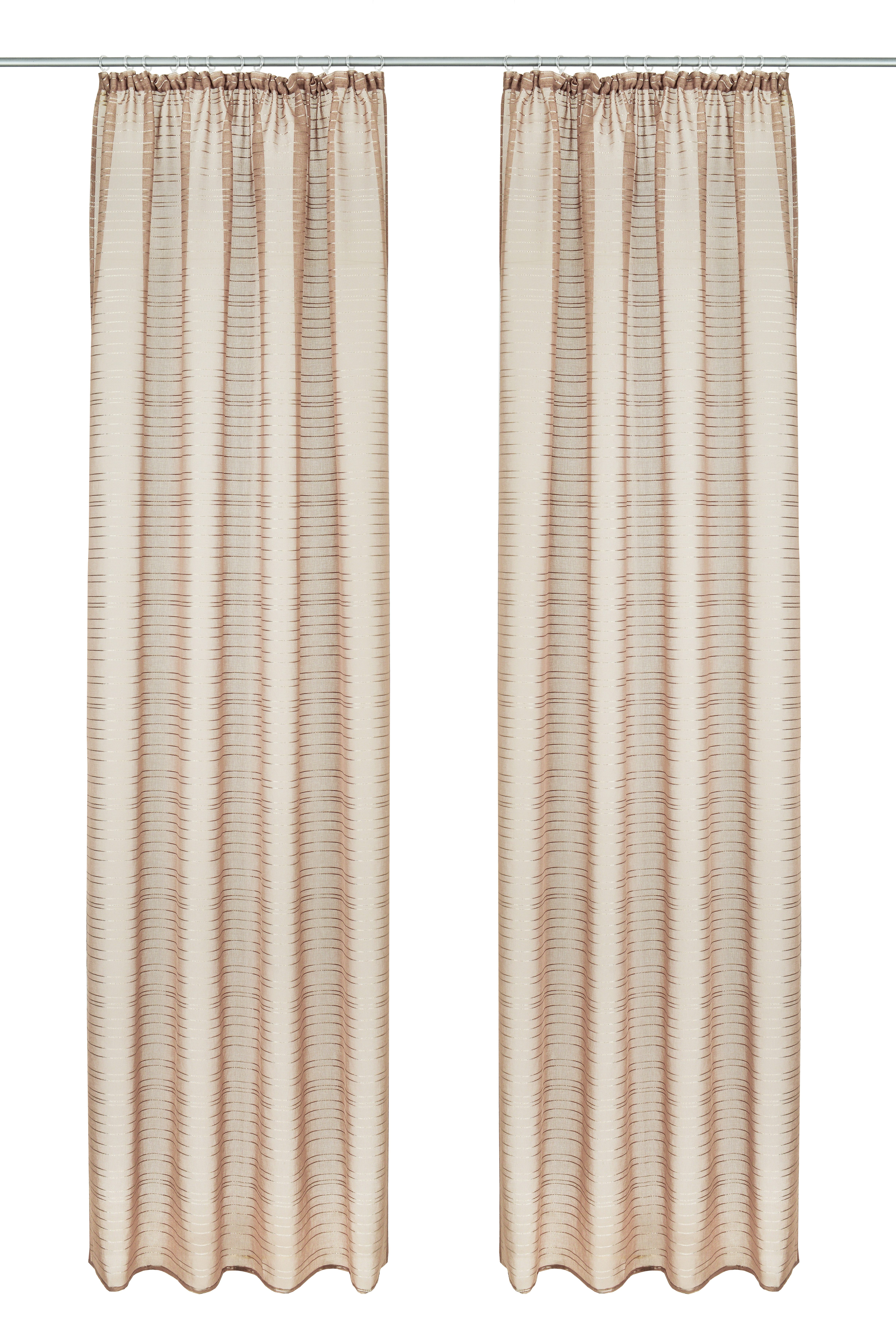 Bruno Banani Gardine Linus, Kräuselband (1 günstig online kaufen