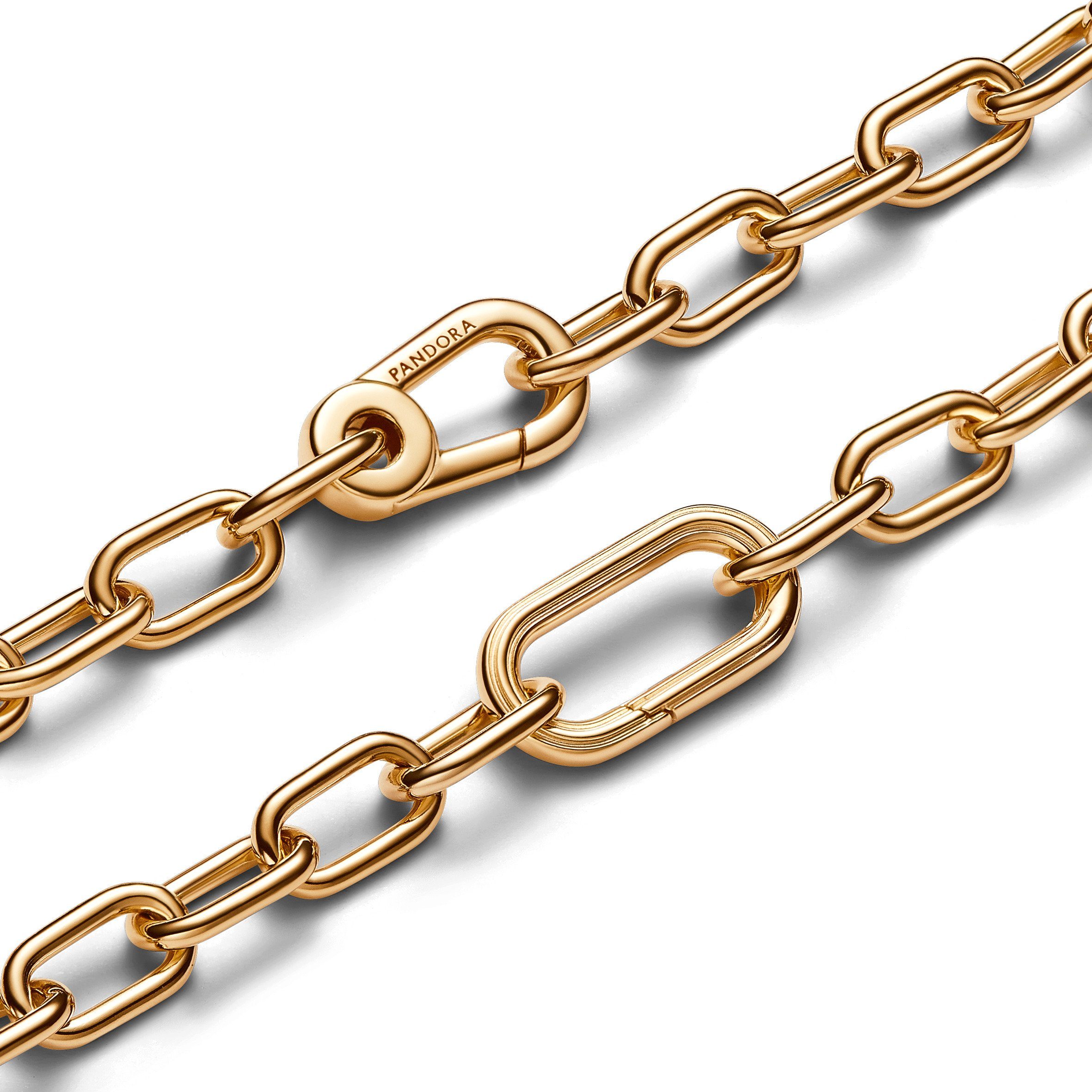 Pandora Kette mit Anhänger Pandora ME Kette Small Link Chain 369685C00-50 vergoldet L 50 cm