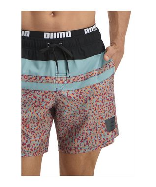 PUMA Funktionshose Swim Heritage Stripe Mid Badehose