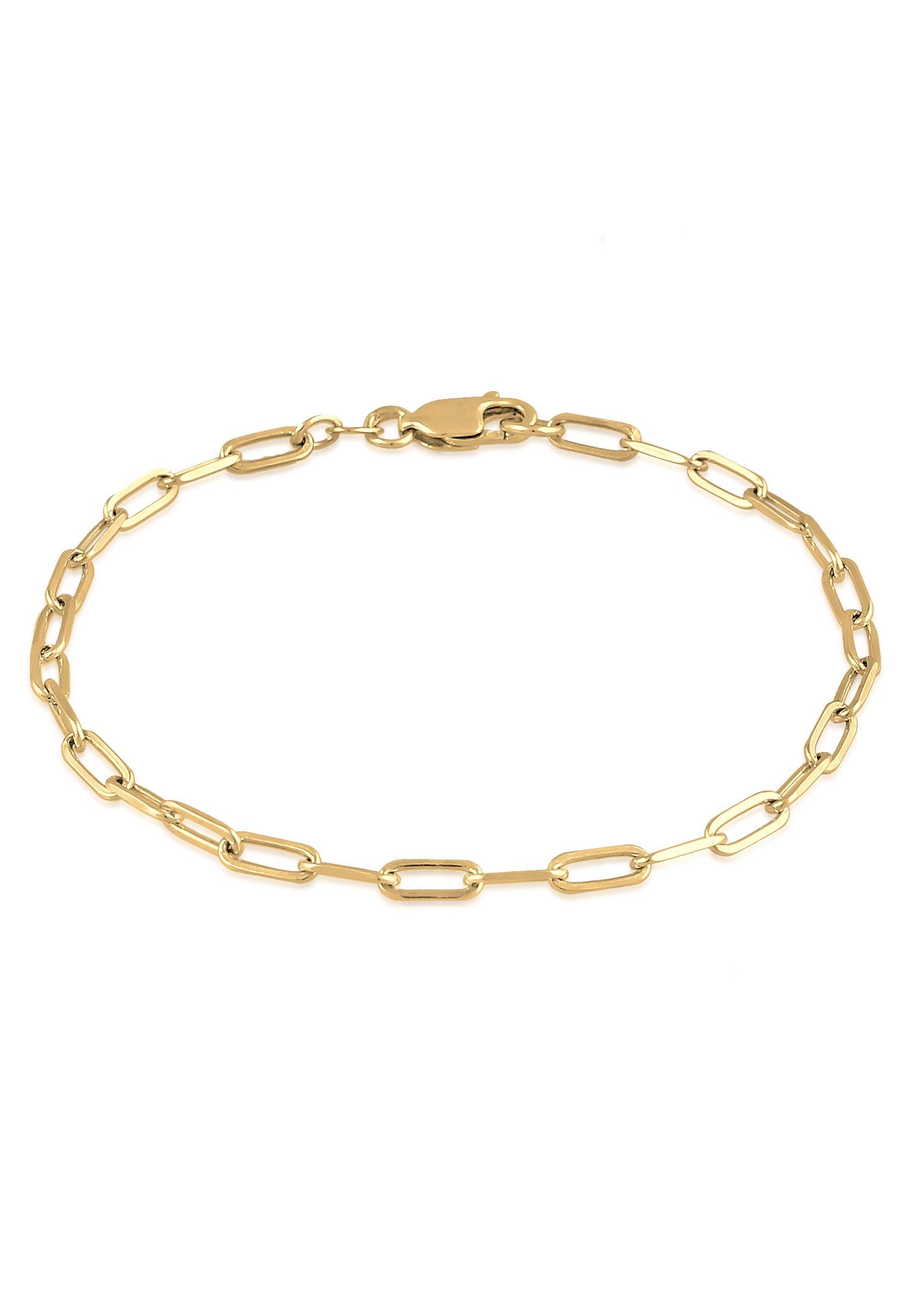 Elli Gliederarmband Glieder Oval Basic Chunky Chains Optik 925 Silber