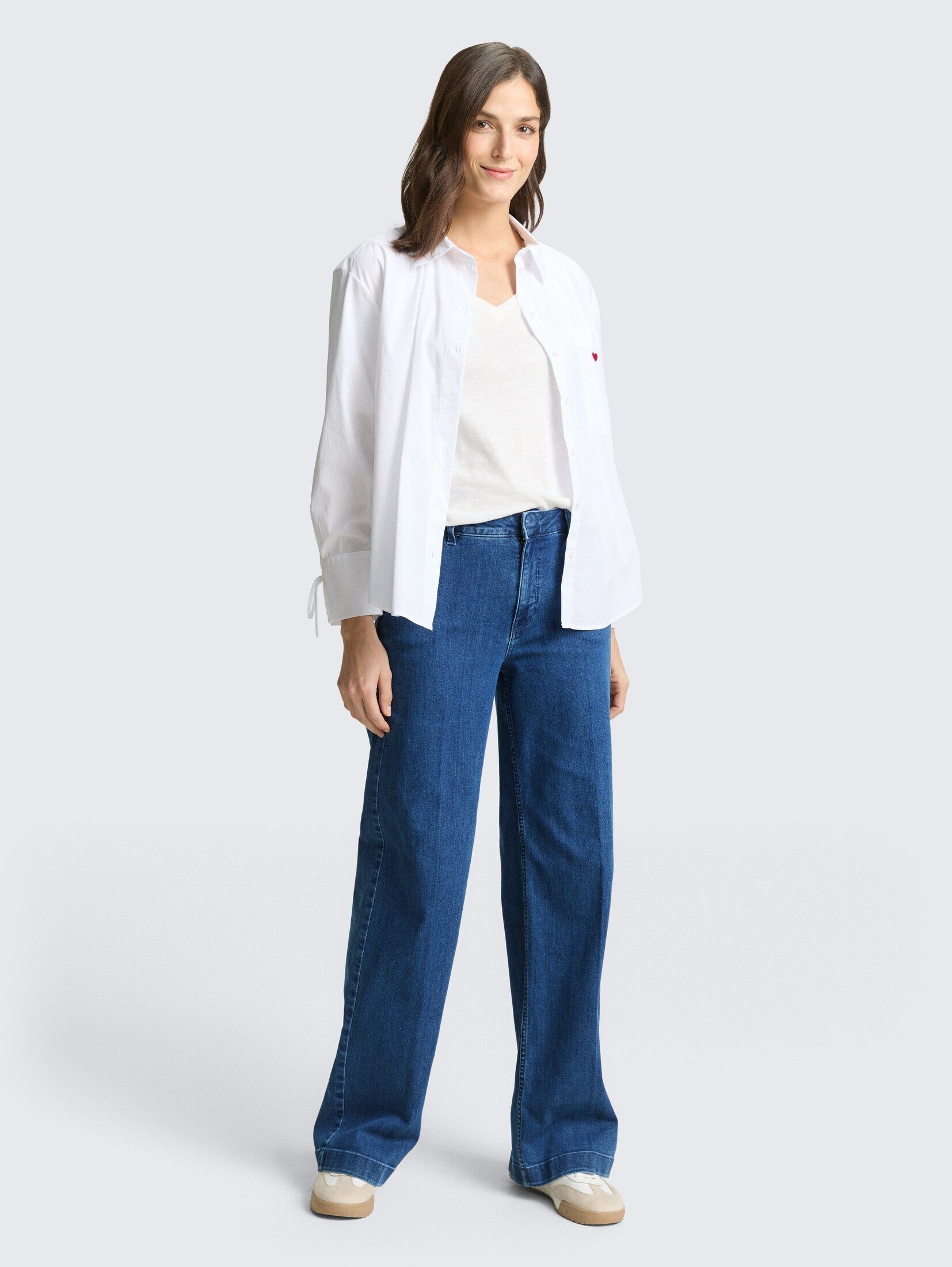 TOM TAILOR Weite Jeans Jeanshosen TTMADINA WIDE Jeans günstig online kaufen