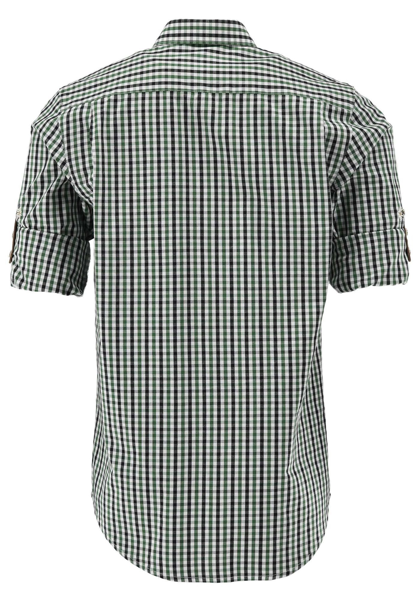 OS Trachten Trachtenhemd Brenud Herren Langarmhemd mit Haifischkragen günstig online kaufen