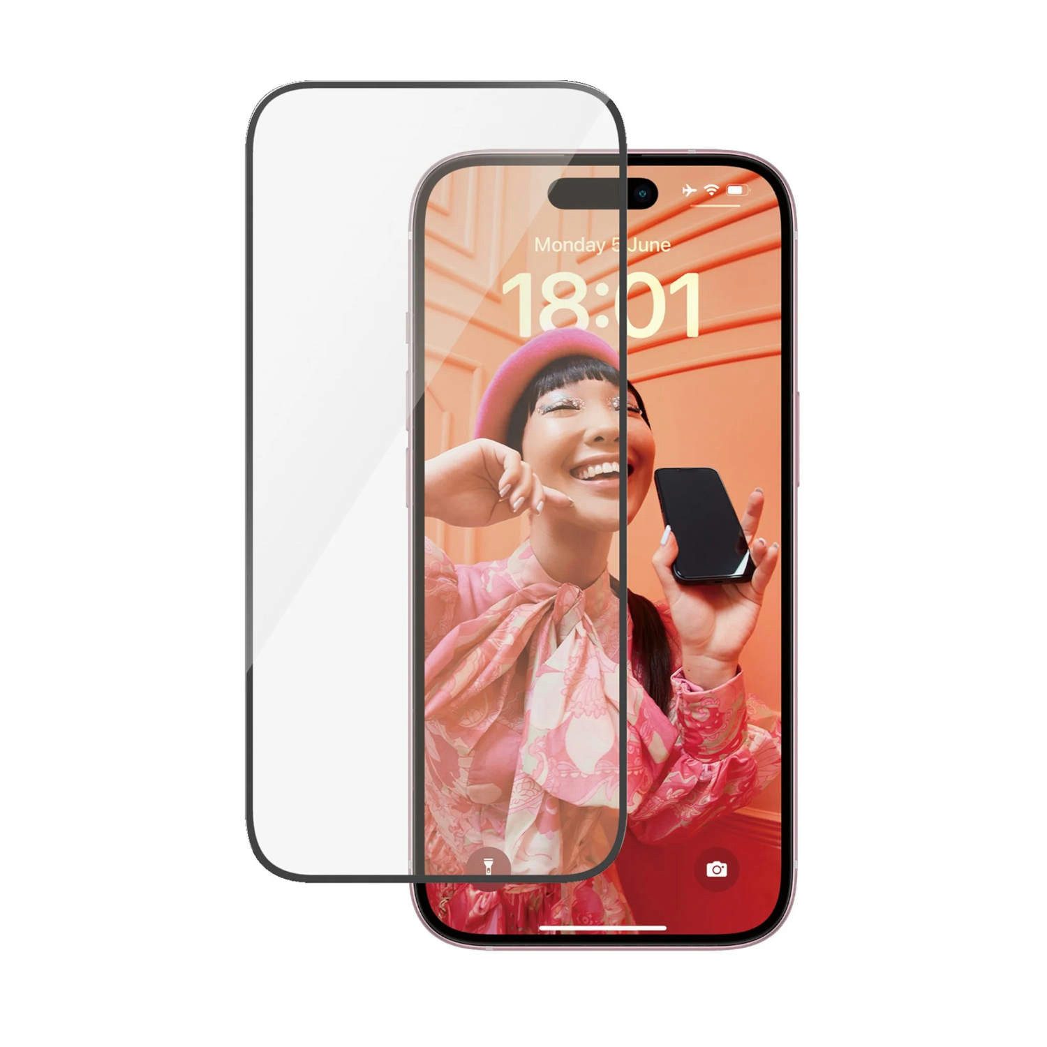 PanzerGlass Handyhülle Für Apple iPhone 15 PanzerGlass Ultra-Wide Screen Protector Easyali.
