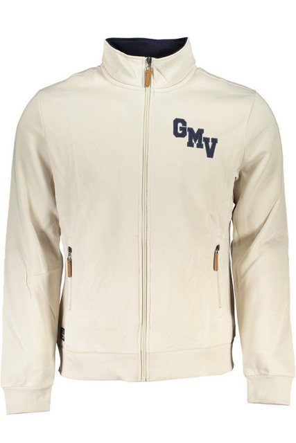 GIAN MARCO VENTURI Sweatshirt Weißes Herren Sweatshirt mit Reißverschluss - günstig online kaufen