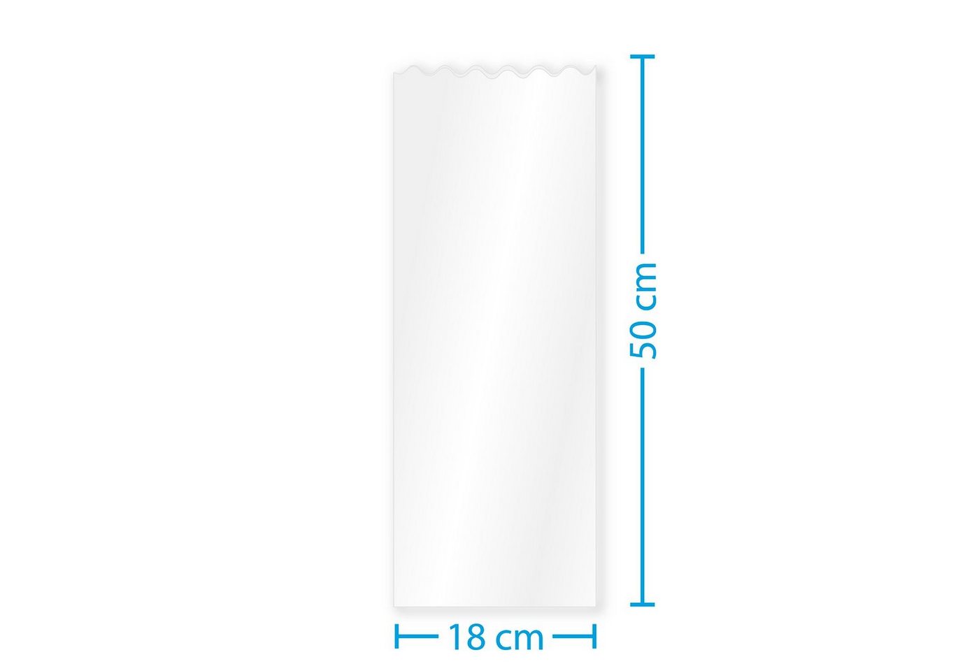 Thumbnail - KK Verpackungen Geschenkbox, 50 x Klarsichtbeutel 1 Flasche 500x180 mm 30my Transparent