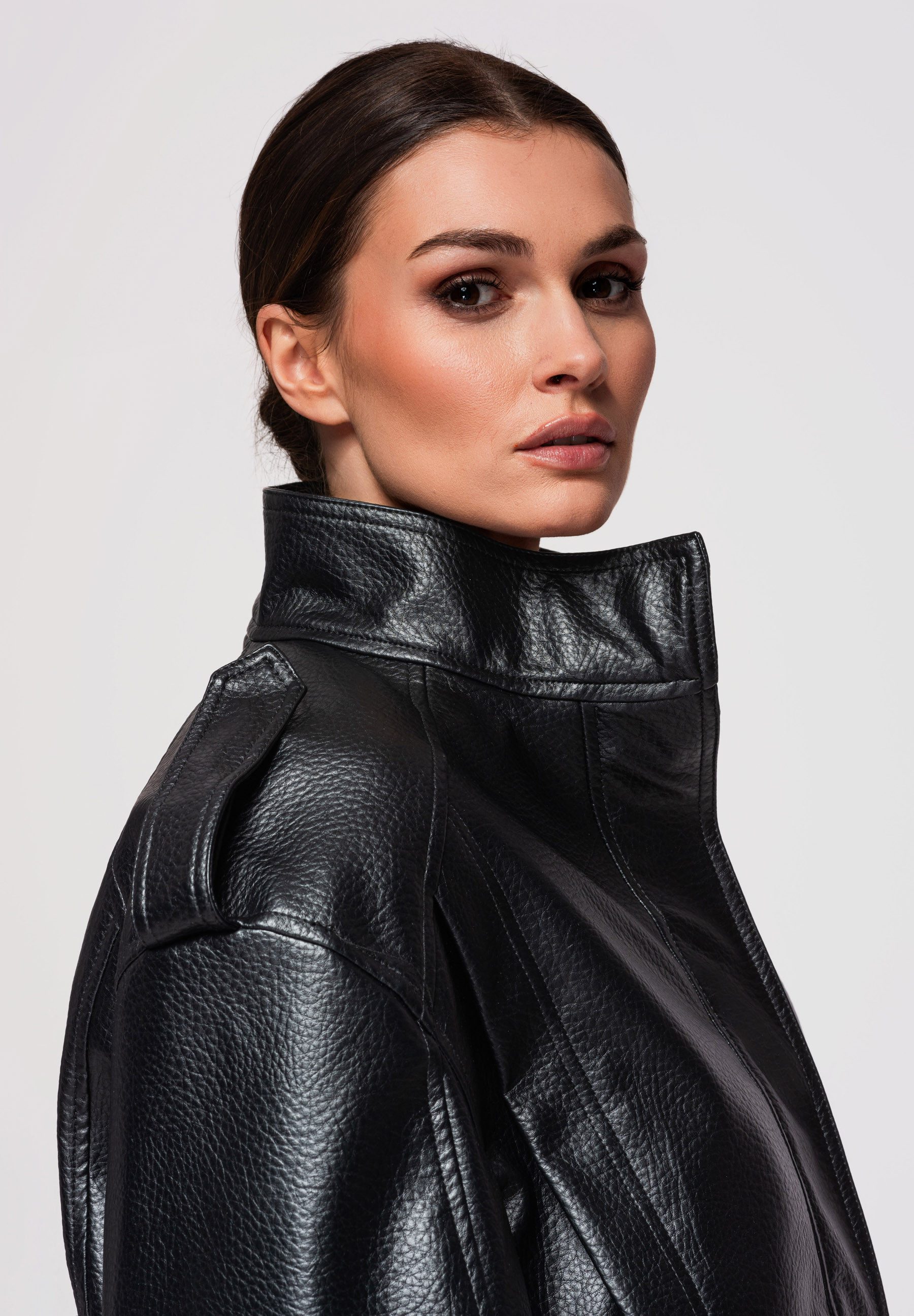 OMBRE Bikerjacke Oversize-Damenjacke im modernen, urbanen Look Überschnitte günstig online kaufen