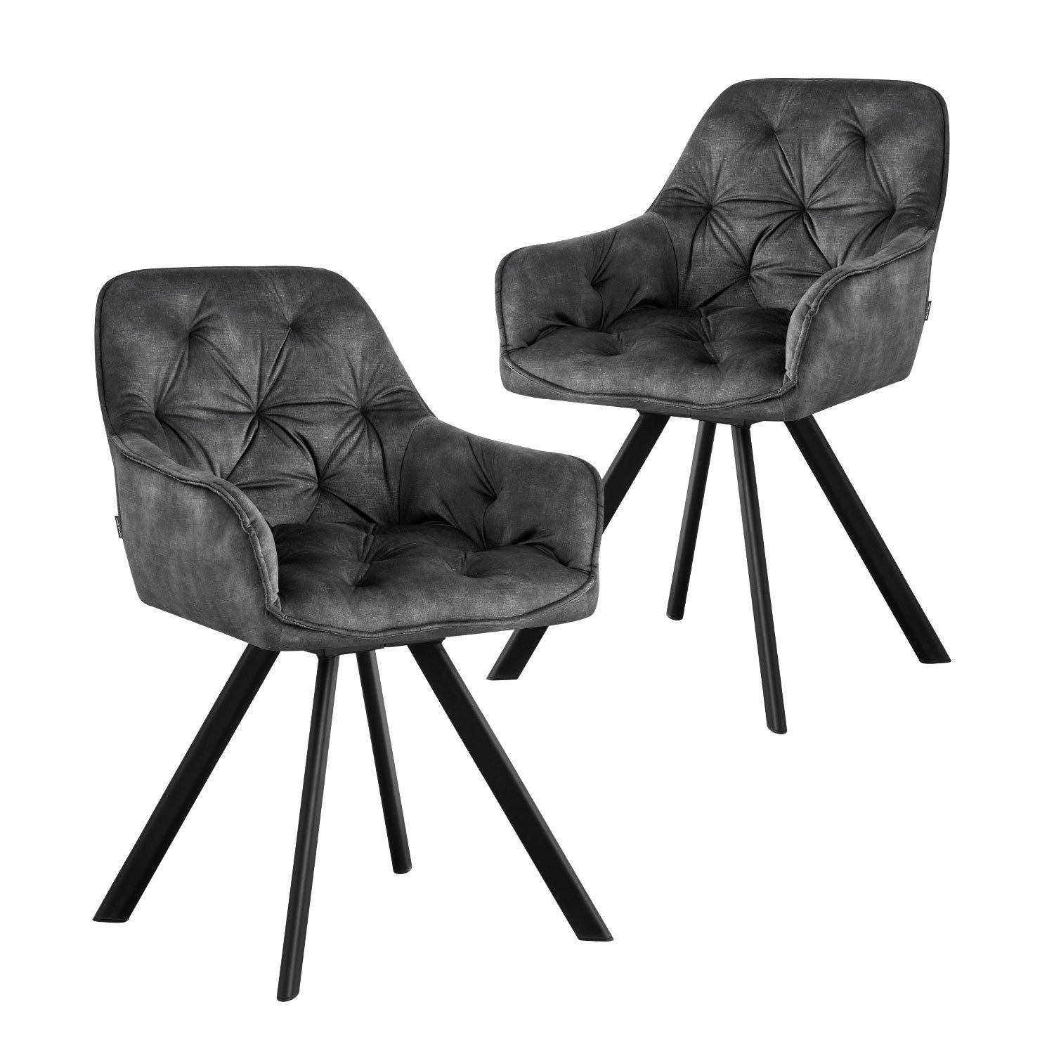 B&D home 4-Fußstuhl DIETER (2er Set, günstig online kaufen