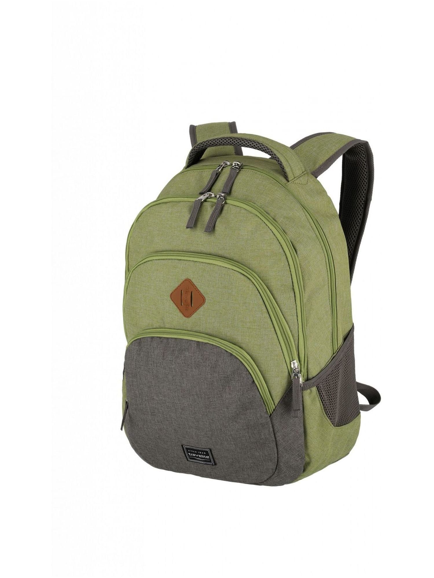 travelite Koffer 96308-80, Travelite BASICS Rucksack Melange Grün Grau 45 c günstig online kaufen