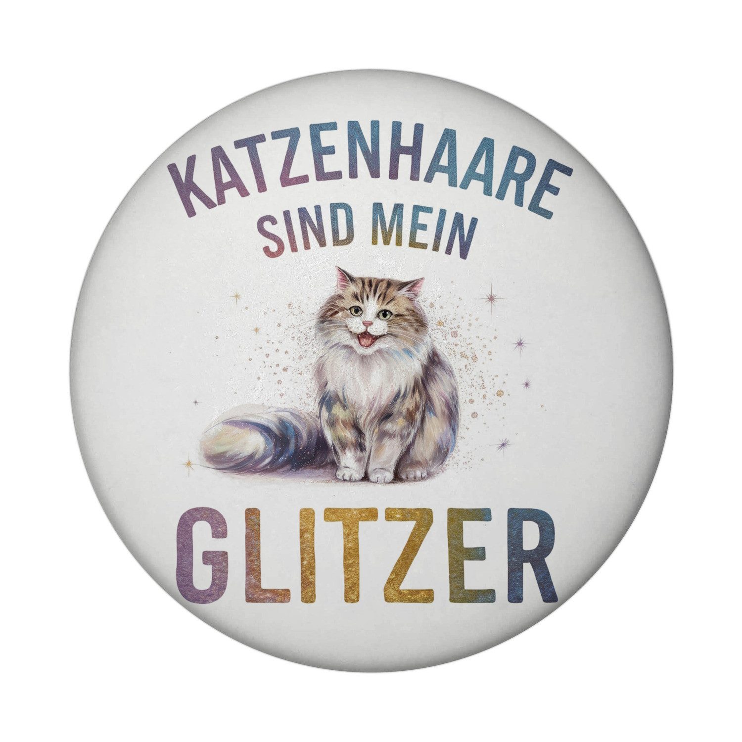 Magnet Katzenhaare sind Glitzer Magnet mit Flaschenöffner