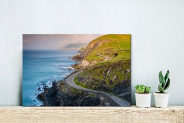 OneMillionCanvasses® Leinwandbild Küstenstraße in Irland, (1 St), Wandbild Leinwandbilder, Aufhängefertig, Wanddeko, 30x20 cm