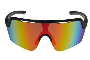 Gamswild Sportbrille UV400 Sonnenbrille Skibrille Fahrradbrille extra große Scheibe Damen, Herren Modell WS7138 in, pink, weiß, blau, schwarz, mintgrün