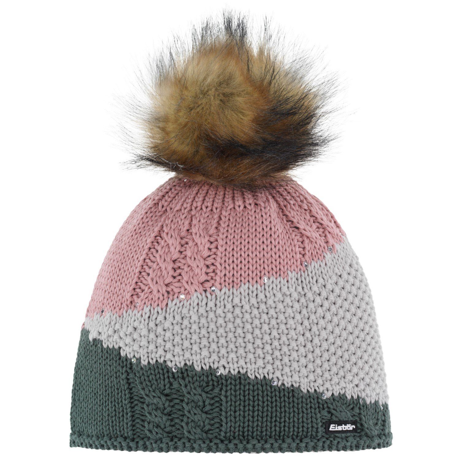 Eisbär Strickmütze Eden Lux Mütze für Damen mit Bommel (Stück)