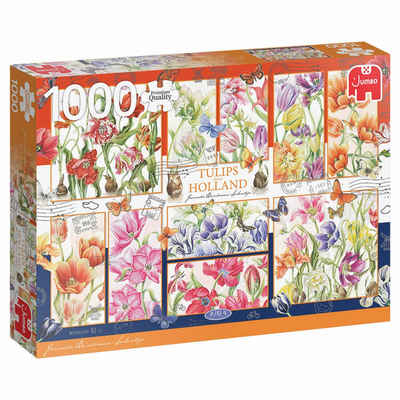 Jumbo Spiele Puzzle Holländische Tulpen 1000 Teile, 1000 Puzzleteile