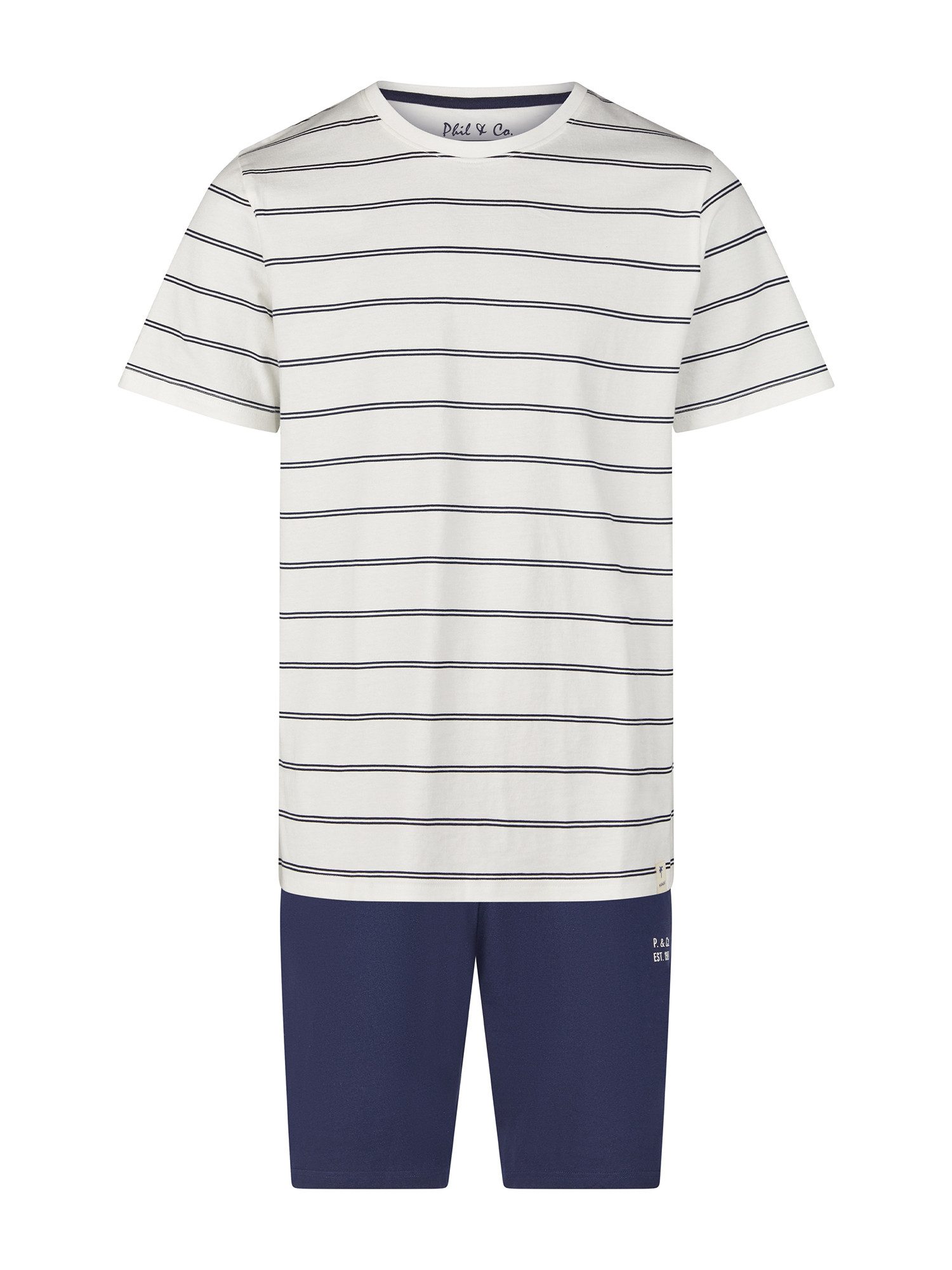 weiß-navy