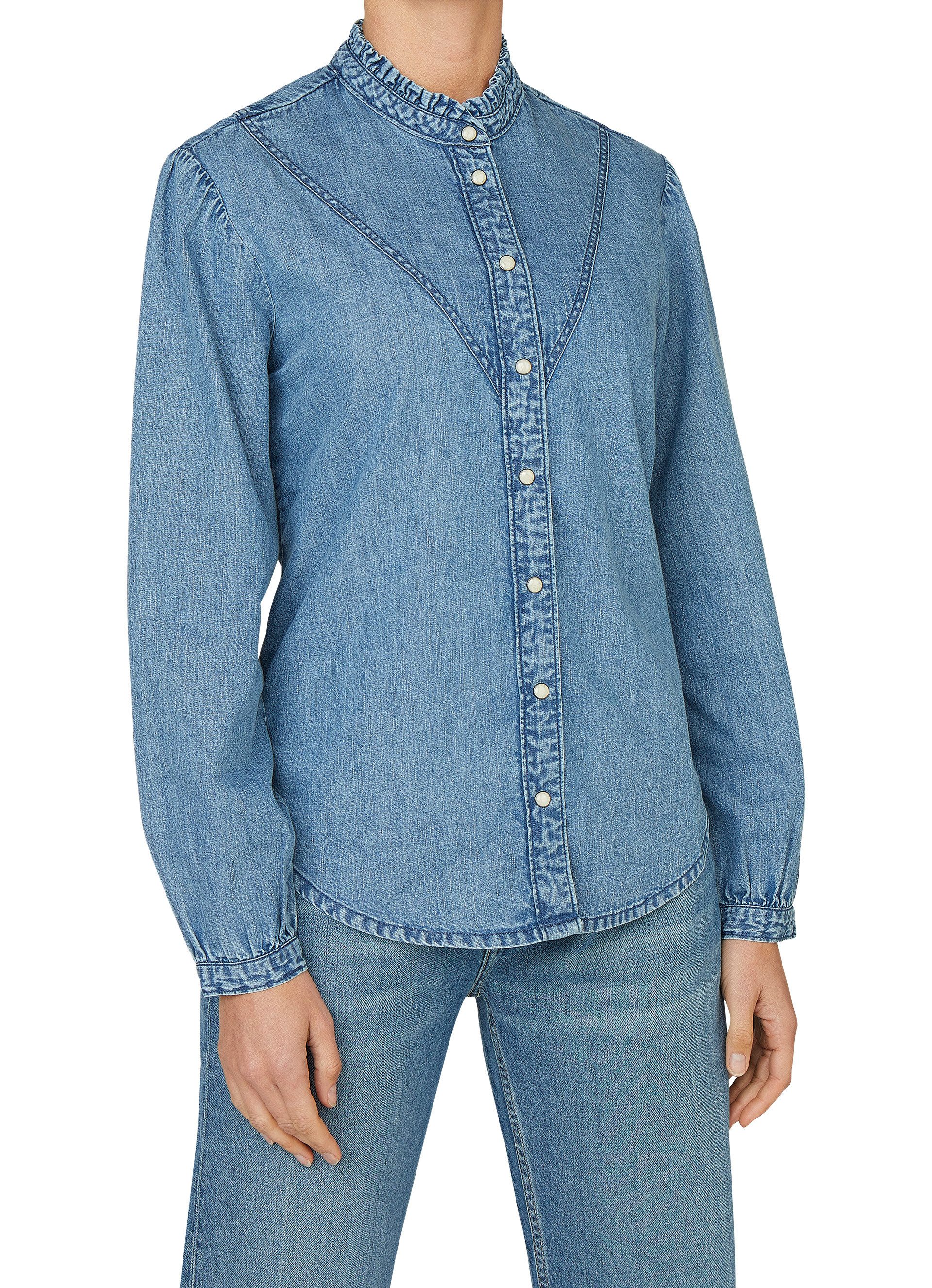 Pepe Jeans Jeansbluse REGULAR DENIM BLOUSE günstig online kaufen