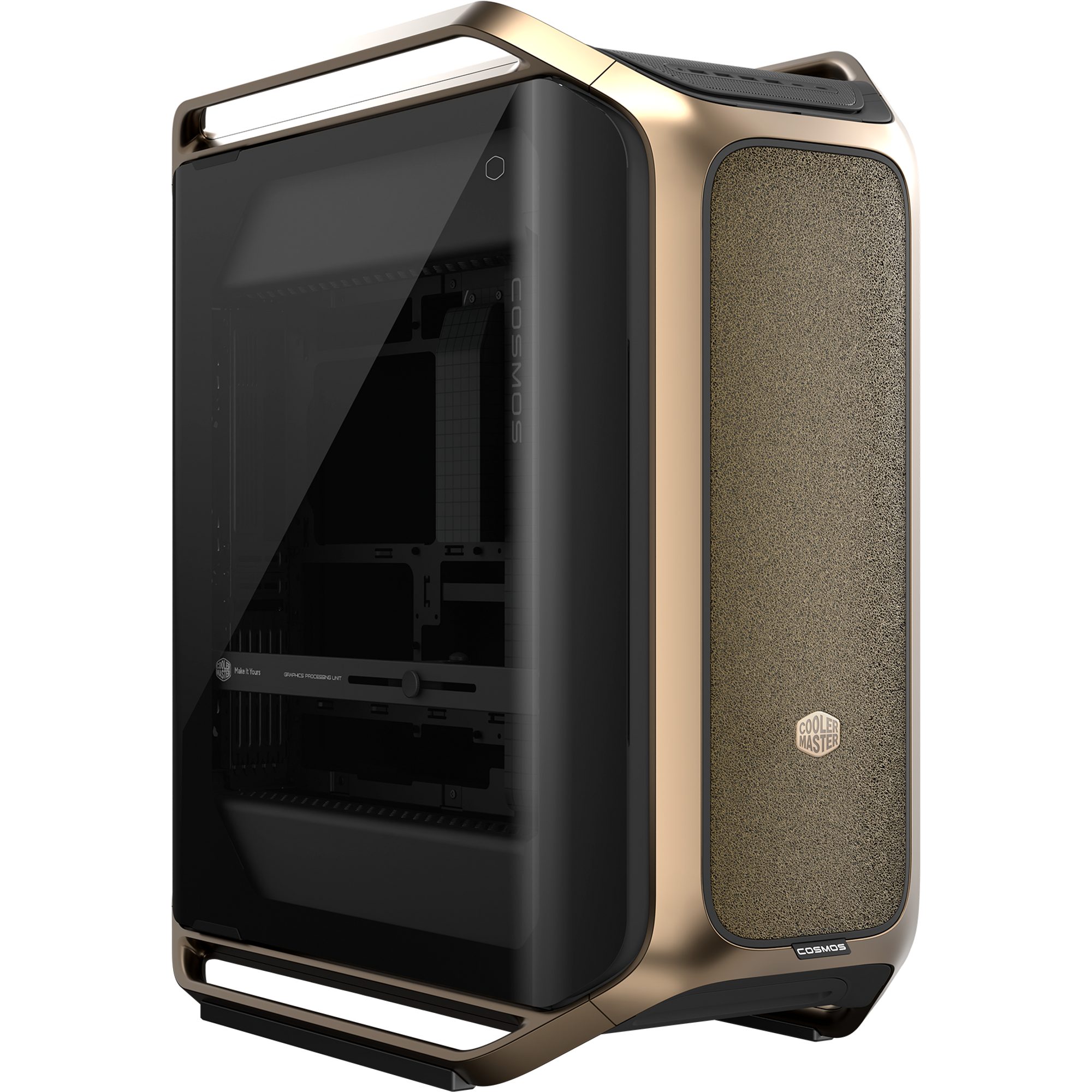 COOLER MASTER PC-Gehäuse Cooler Master COSMOS Alpha Gold, Big-Tower-Gehäuse, (Tempered Glass)