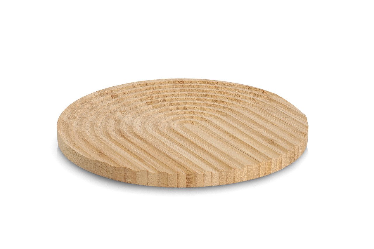 Zeller Present Topfuntersetzer zeller Topfuntersetzer STRIPES DH 25x1,50 cm braun